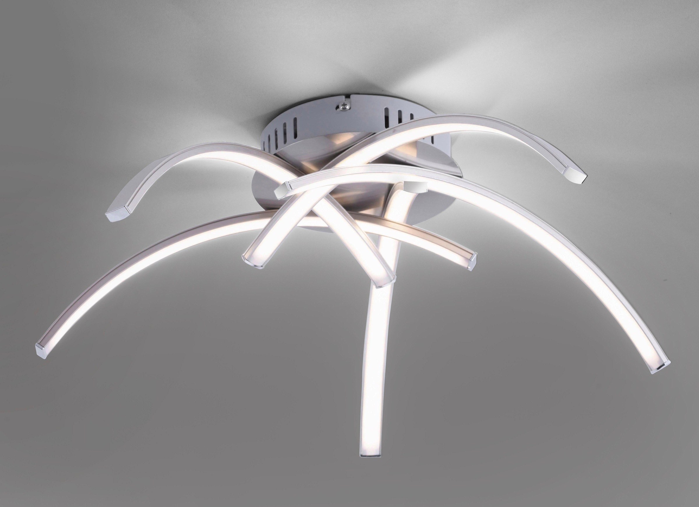 JUST LIGHT Deckenleuchte »VALERIE«, 5 flammig, Leuchtmittel LED-Board | LED fest integriert, Deckenlampe inklusive festverbautem LED-Leuchtmittel