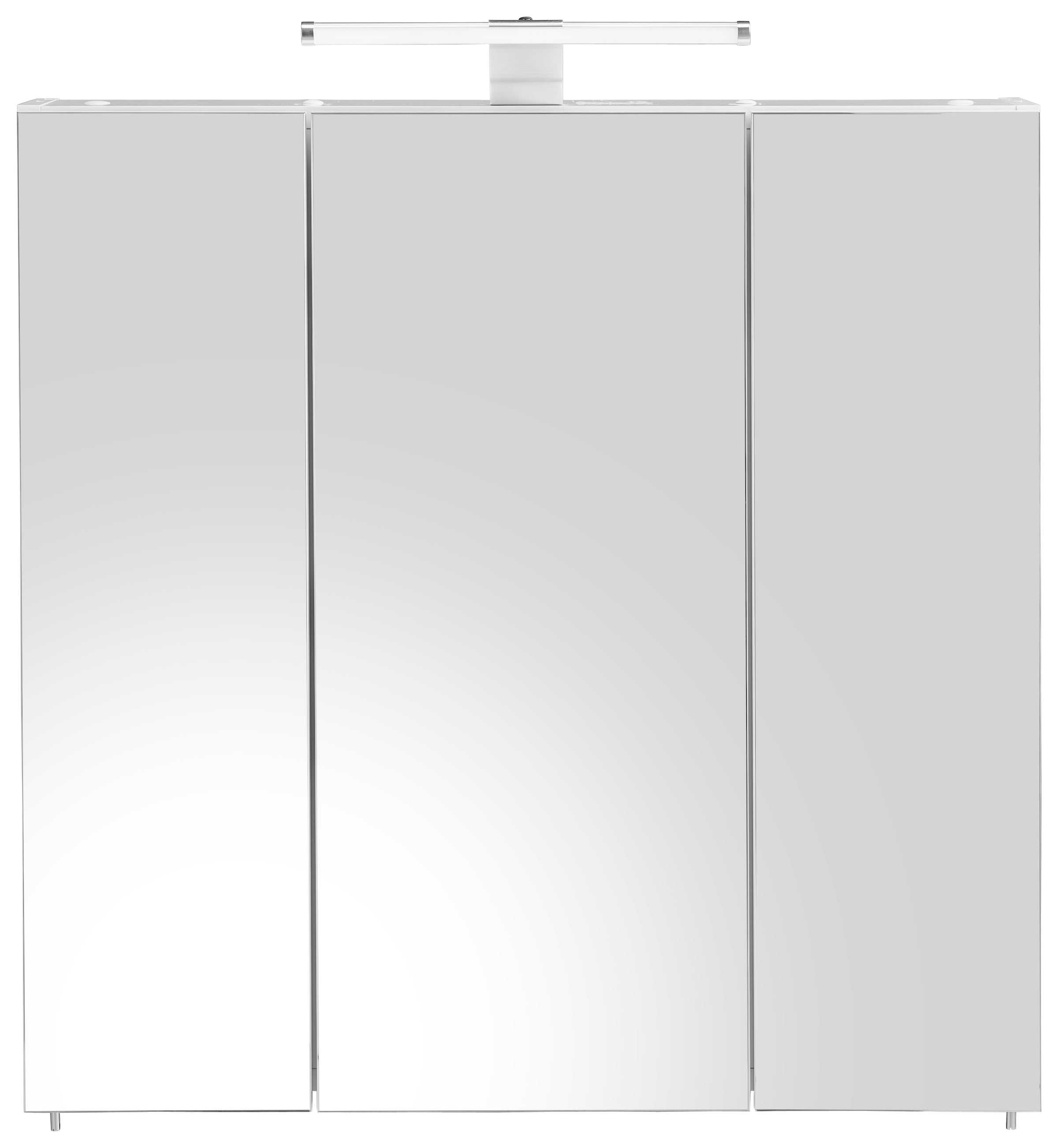 Schildmeyer Spiegelschrank »Roma«, Breite 70 cm, 3-türig, LED-Beleuchtung, Schalter-/Steckdosenbox