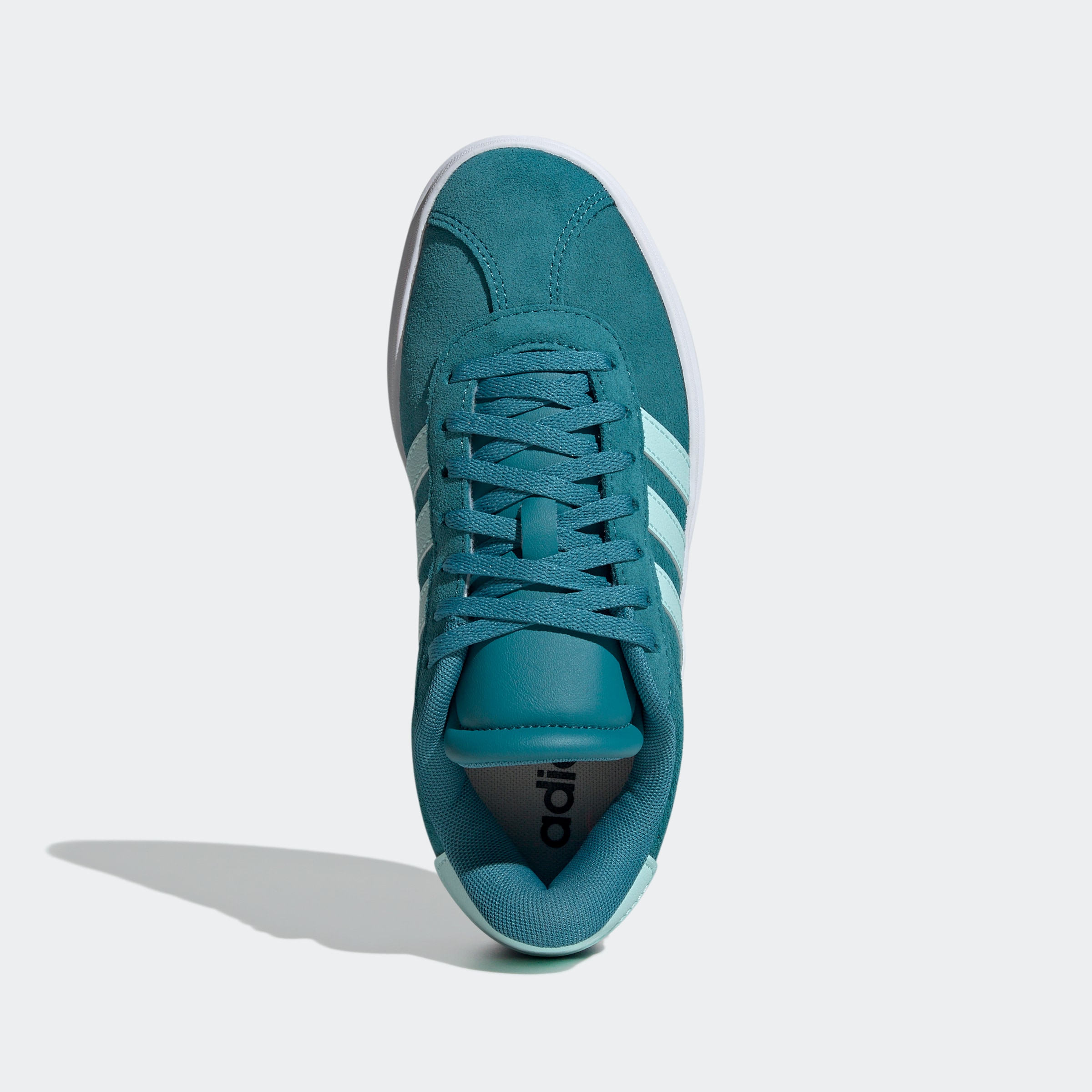 adidas Sportswear Plateausneaker »VL COURT BOLD LIFESTYLE KIDS«, Design auf den Spuren des adidas Gazelle Bold