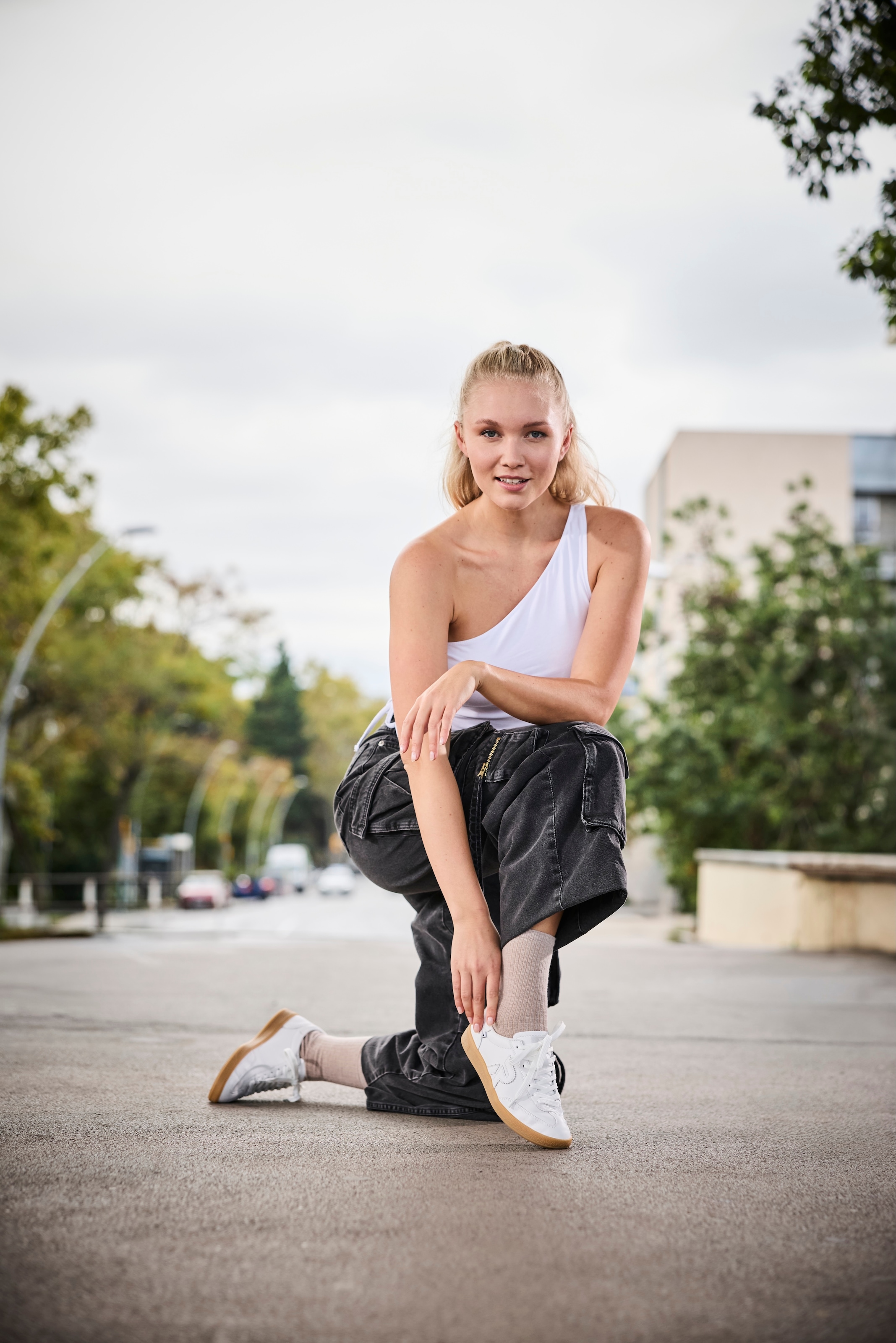RIEKER Sport Sneaker »San Diego Swing2GO«, Retro-Sneaker, Freizeitschuh, Halbschuh mit herausnehmbarem Fußbett