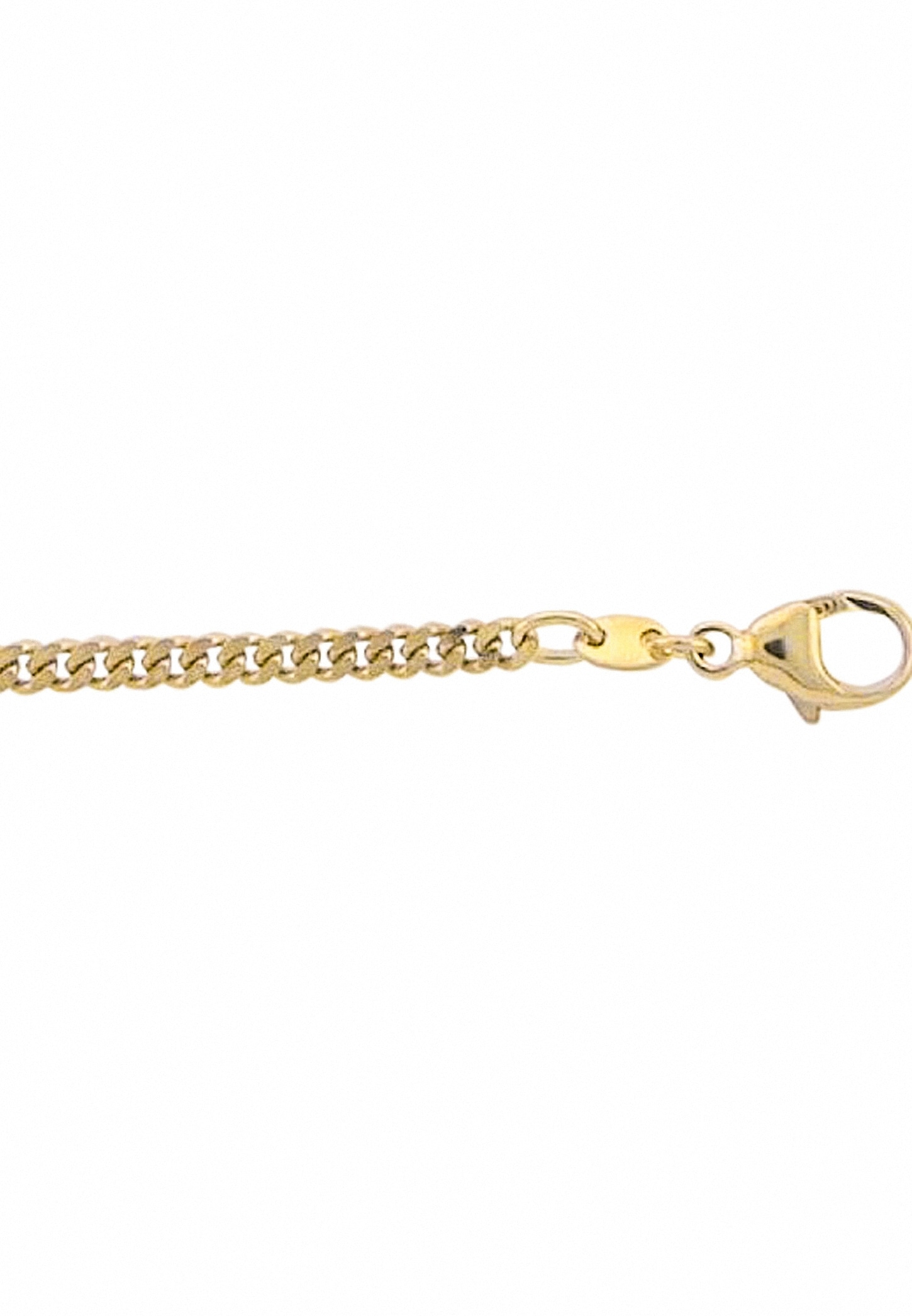 Adelia´s Goldarmband »585 Gold Flach Panzer Armband 18,5 cm Ø 2,8 mm«