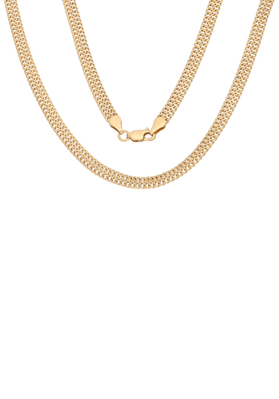 Firetti Goldkette »Schmuck Geschenk Gold 375 Halsschmuck Halskette  Goldkette Doppelpanzer«, zu Kleid, Shirt, Jeans, Sneaker! Anlass Geburtstag  Weihnachten bei OTTO