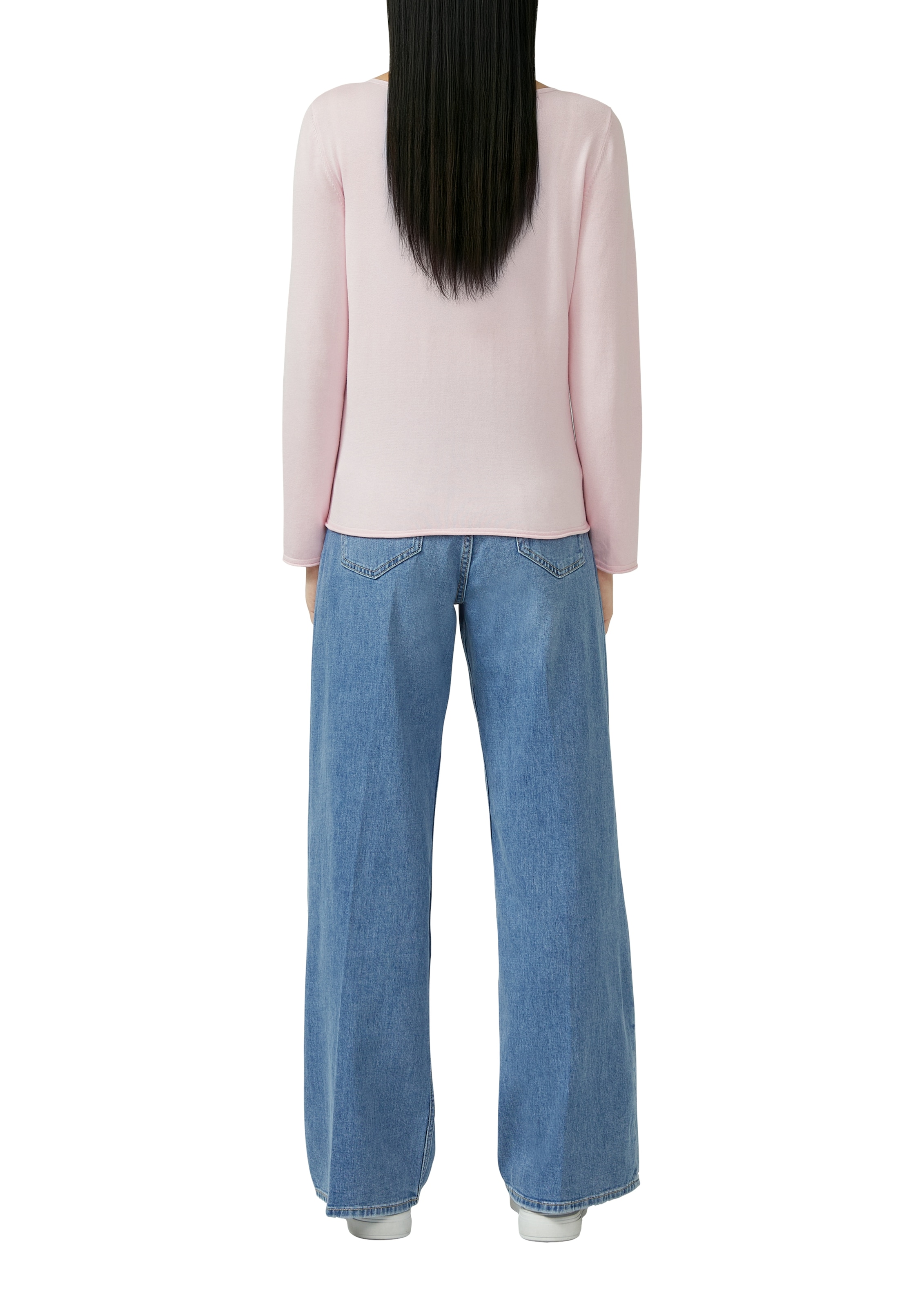 s.Oliver Strickpullover mit U-Boot-Ausschnitt