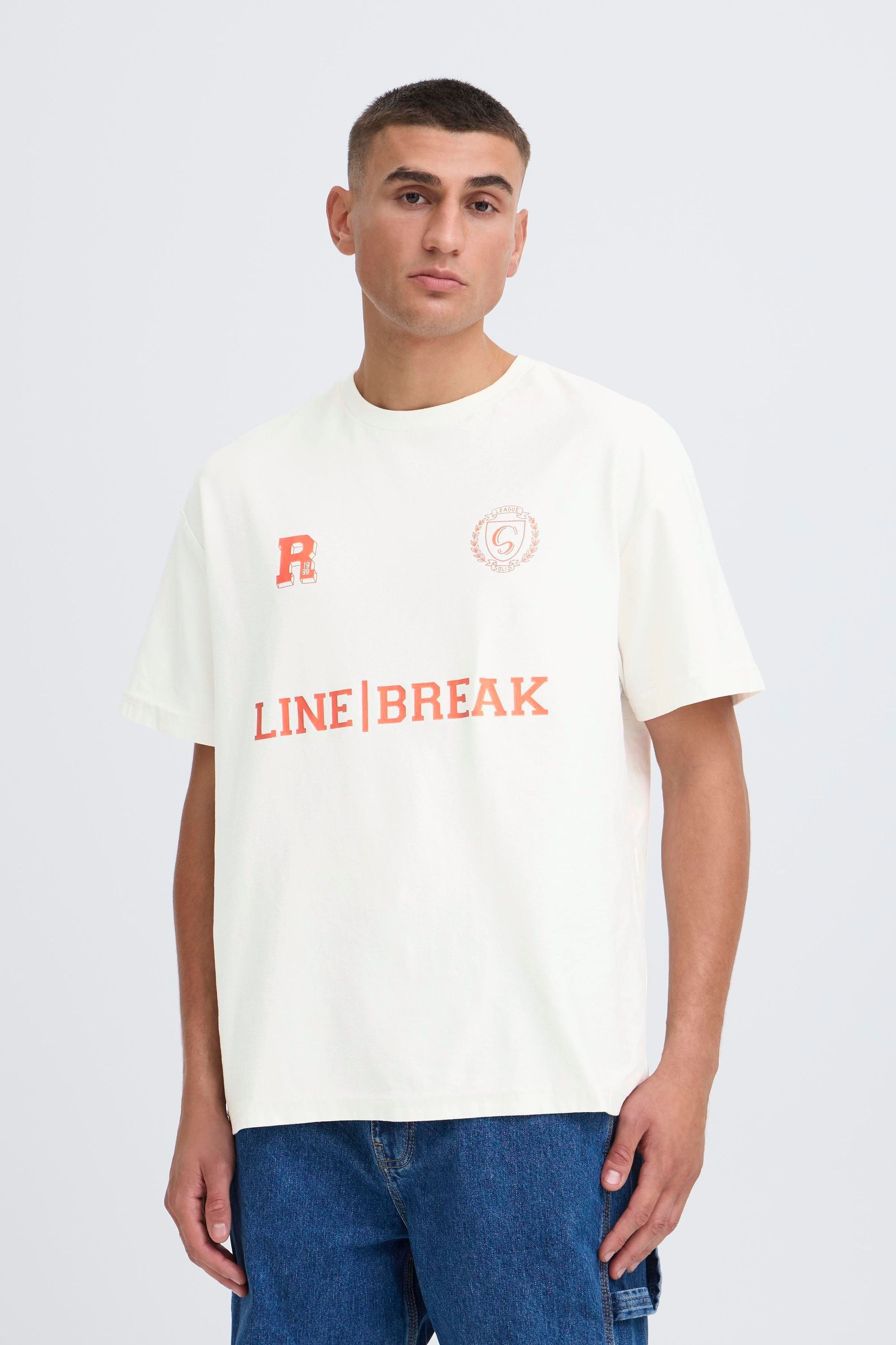 !Solid Rundhalsshirt »Rundhalsshirt SDSELAH«