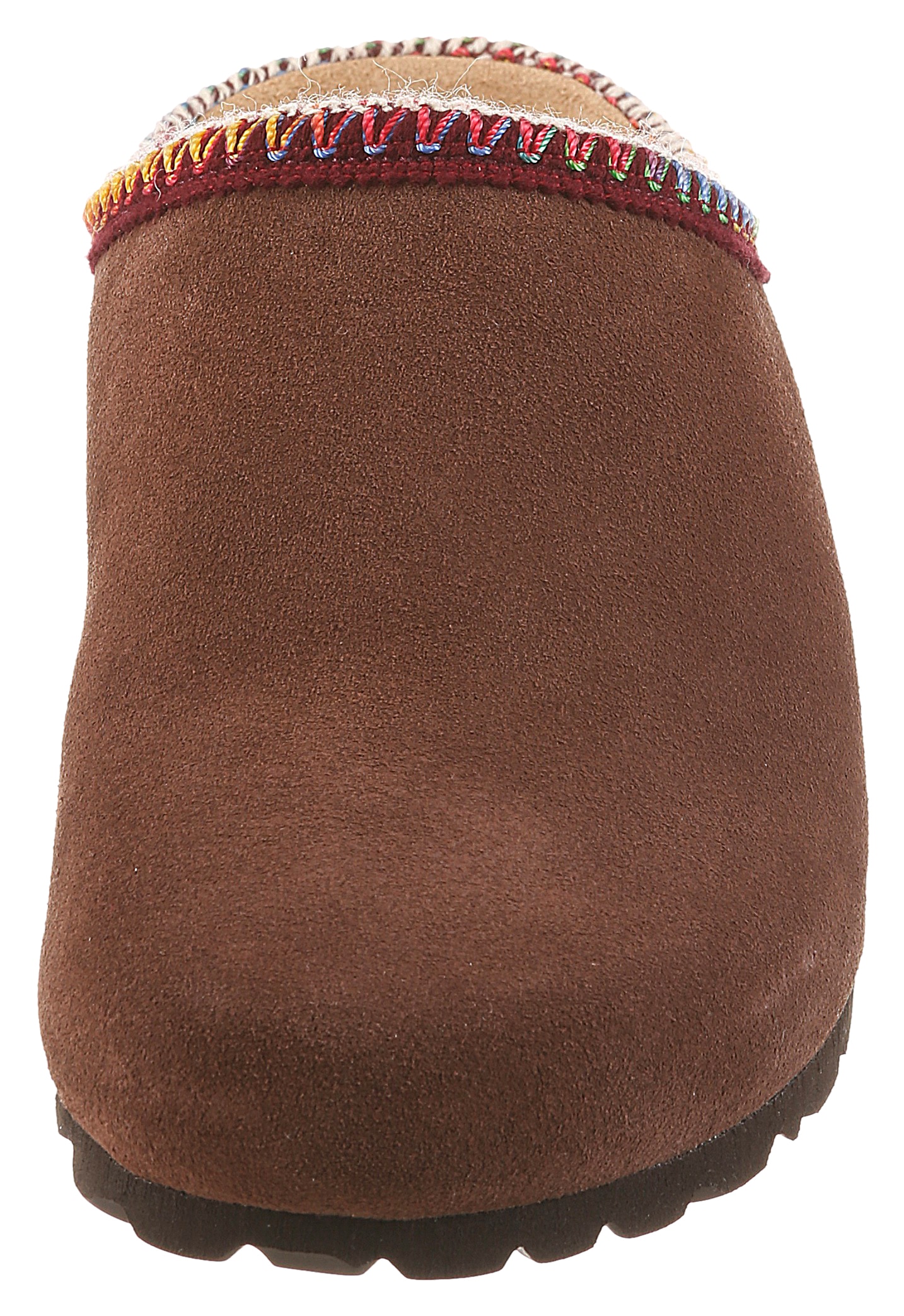 Aniston SHOES Clog  Schlupfschuh, Hausschuh mit farbenfroher Ziernaht - NEUE KOLLEKTION