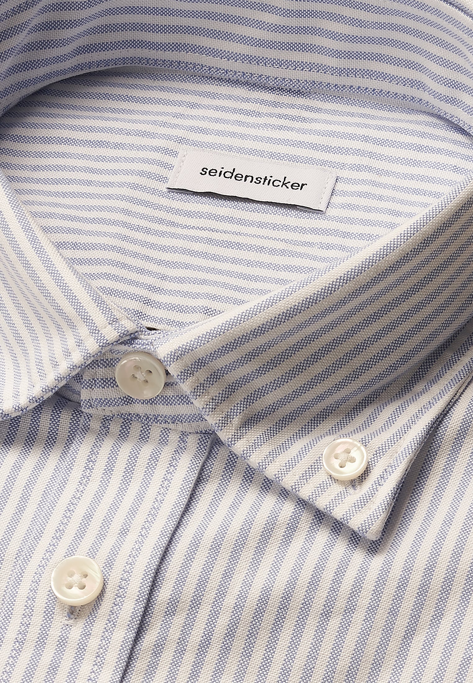 seidensticker Businesshemd, Regular 1/1 Button-Down-Kragen Gestreift