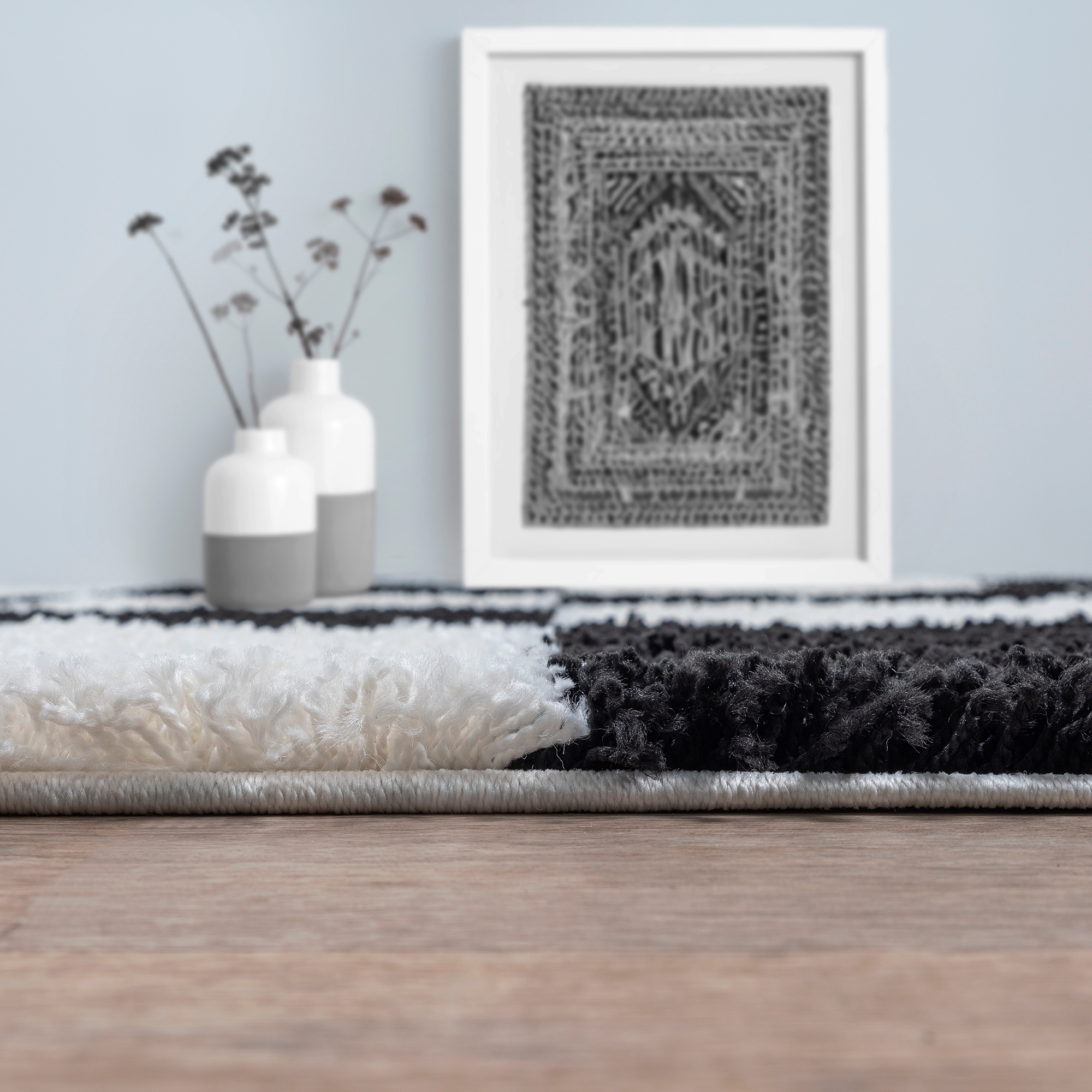 Sanat Hochflor-Teppich »Milano 1250« rechteckig 30 mm Höhe Hochflor, Wohnzimmer, Schlafzimmer, fussbodenheizungsgeeignet