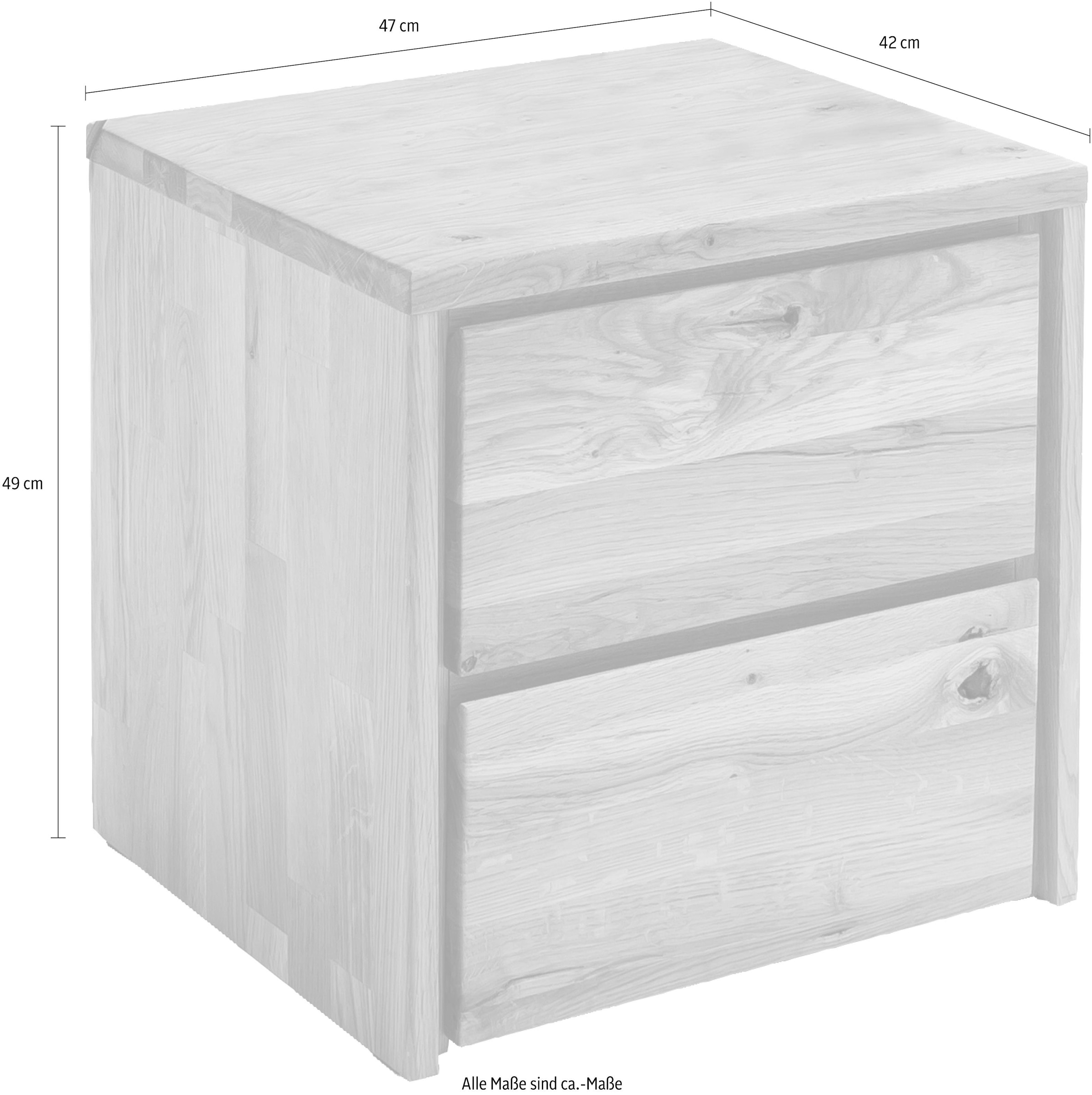 Home affaire Kommode »Zetra«, aus Massivholz, alle Schubladen mit Soft-Close-Funktion, Breite 47 cm