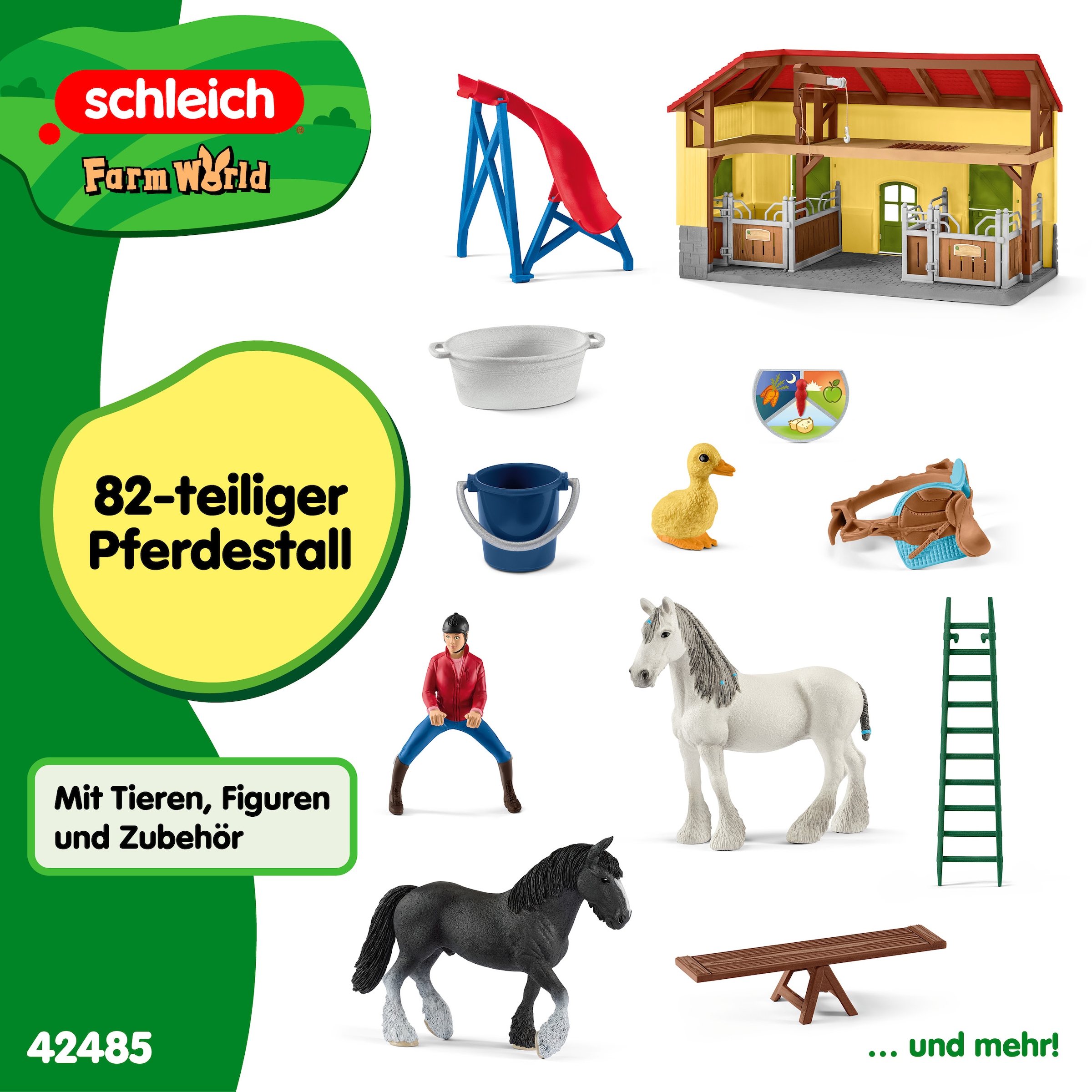 Schleich® Spielwelt »FARM WORLD, Pferdestall (42485)«