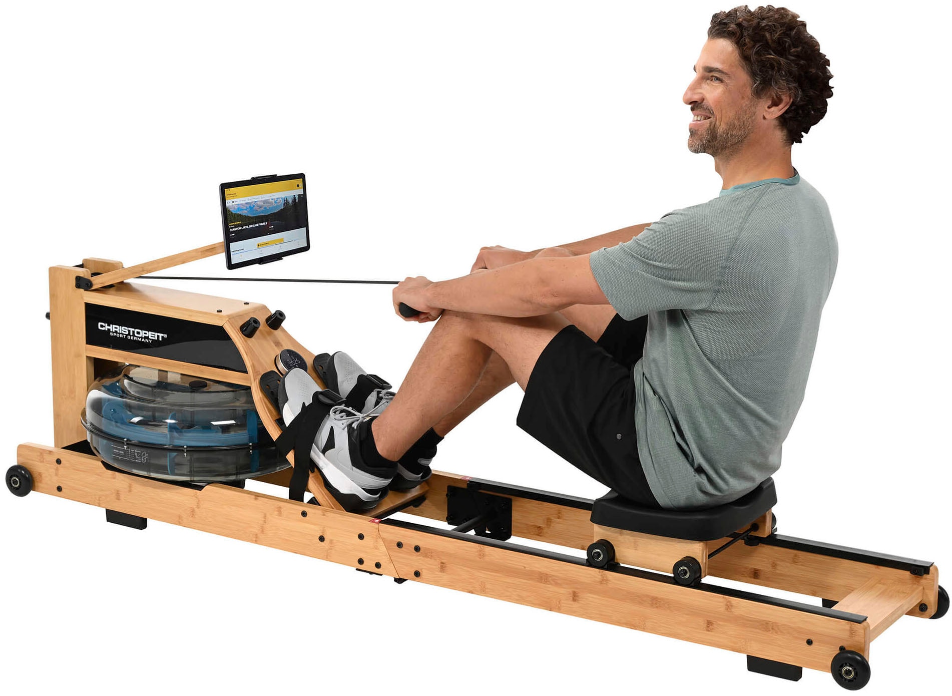 Christopeit Sport® Rudergerät »Wasserrudergerät Colorado« Rudermaschine, klappbar