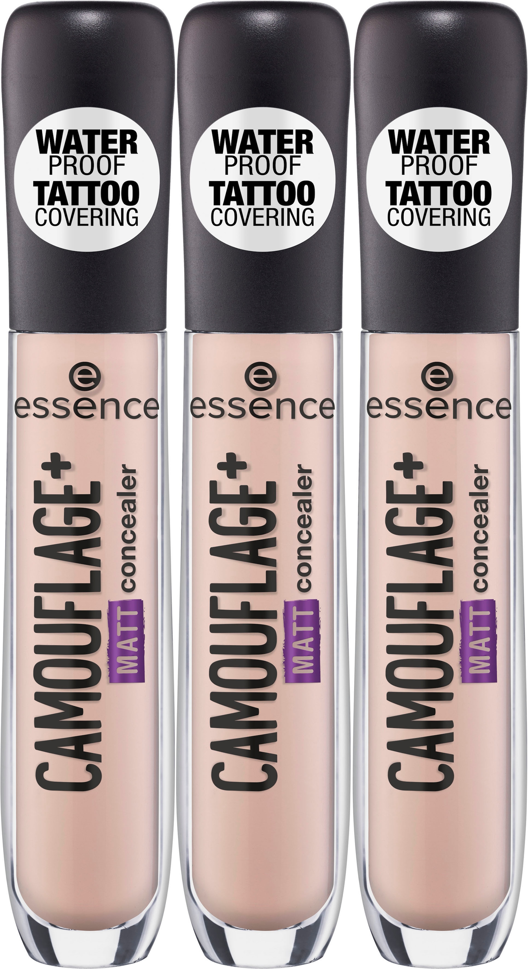 Essence Concealer »CAMOUFLAGE+ MATT«, (Set, 3 tlg.)