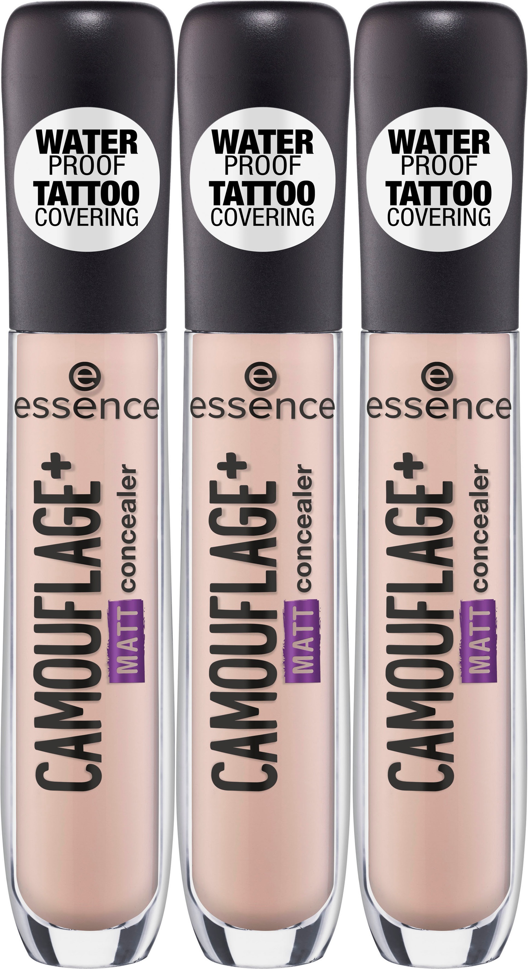 Essence Concealer »CAMOUFLAGE+ MATT«, (Set, 3 tlg.)
