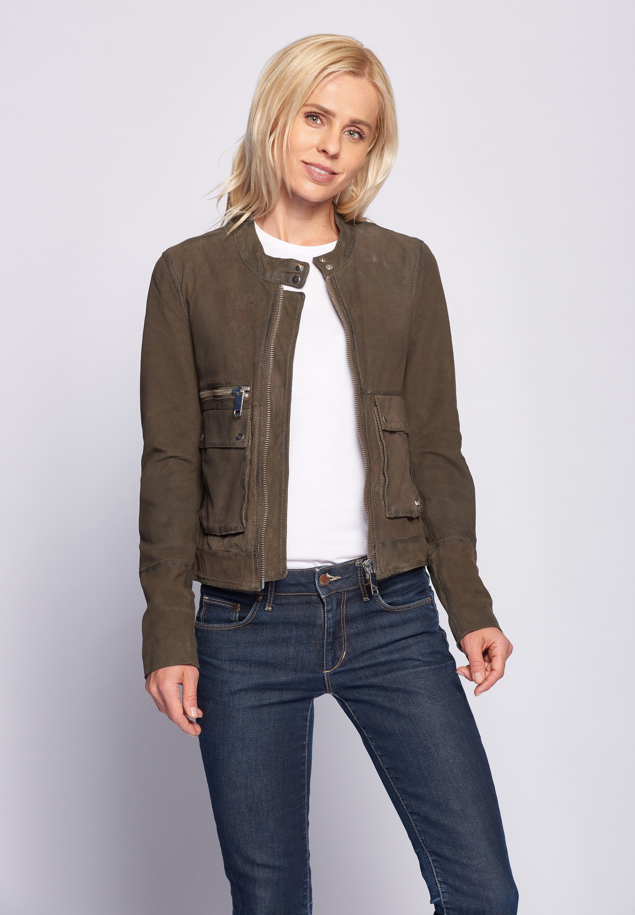 Maze Lederjacke »Lederjacke Clermont«