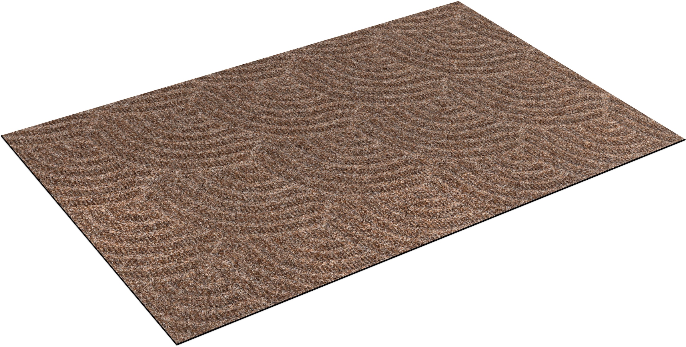 wash+dry by Kleen-Tex Fußmatte »DUNE Waves taupe«, rechteckig, 8 mm Höhe