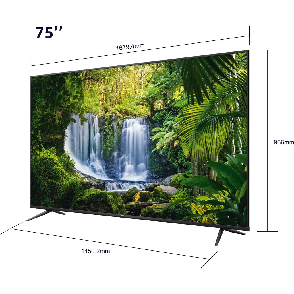 TCL LED-Fernseher »75P616X1«, 189 cm/75 Zoll, 4K Ultra HD, Smart-TV