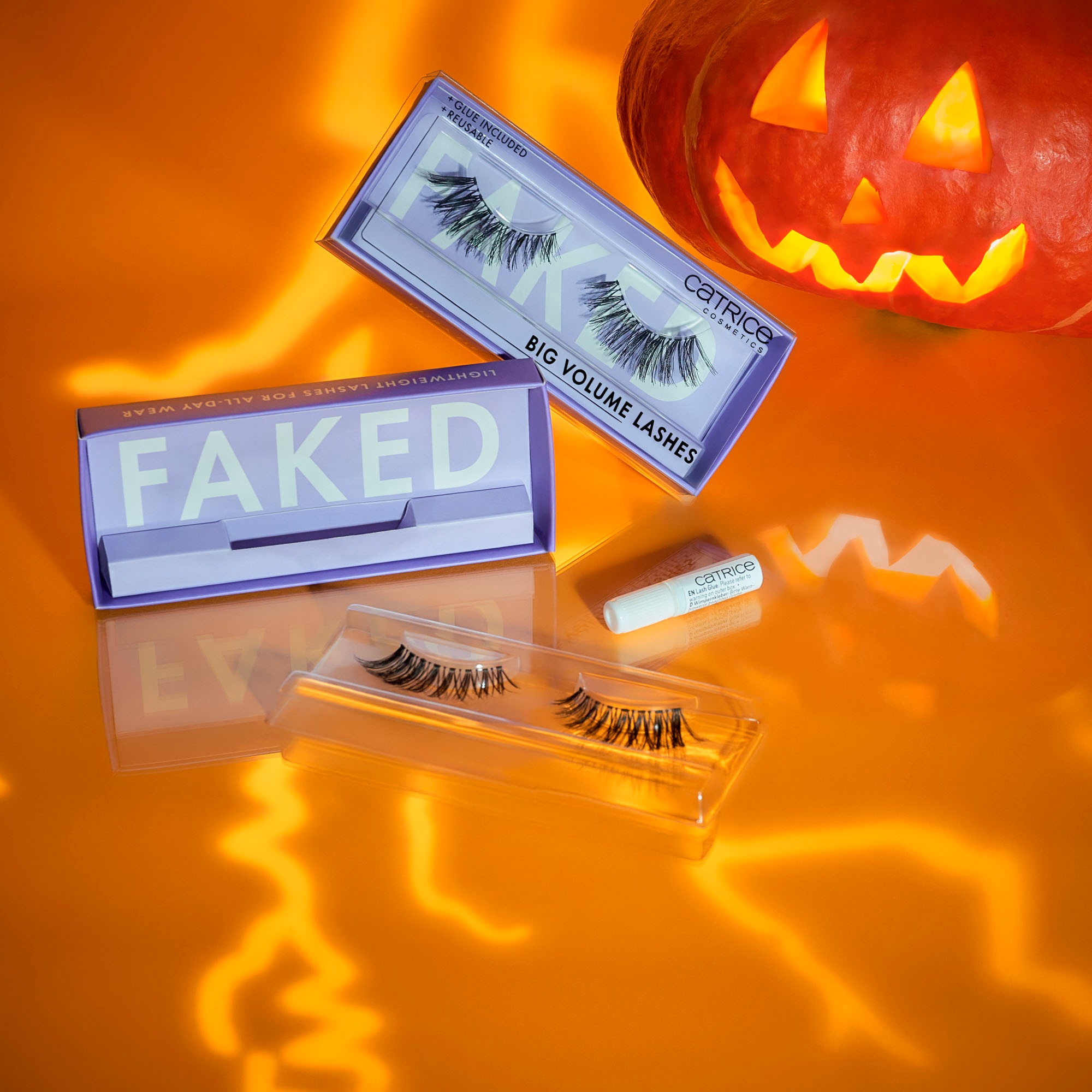 Catrice Bandwimpern »Faked False Lashes Set 01«, (Set, 3 tlg.), mit drei Produktvariationen