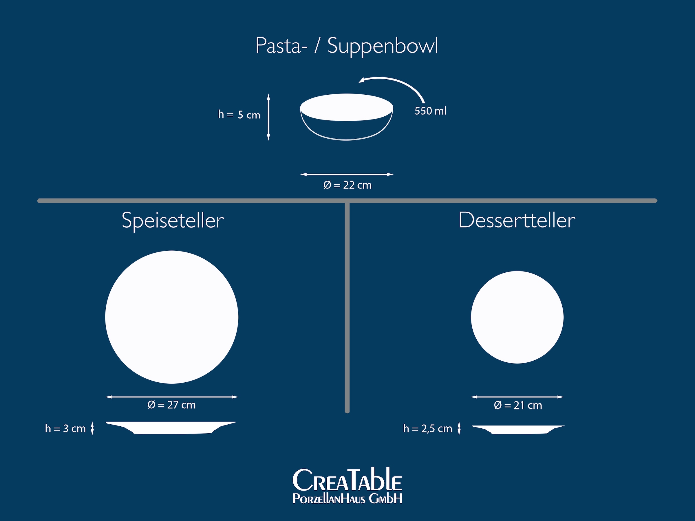 CreaTable Teller-Set »Catania, Tellerset 12-tlg.« Vintage Farben, Ausdrucksstarkes Relief, Handwerklicher Charakter