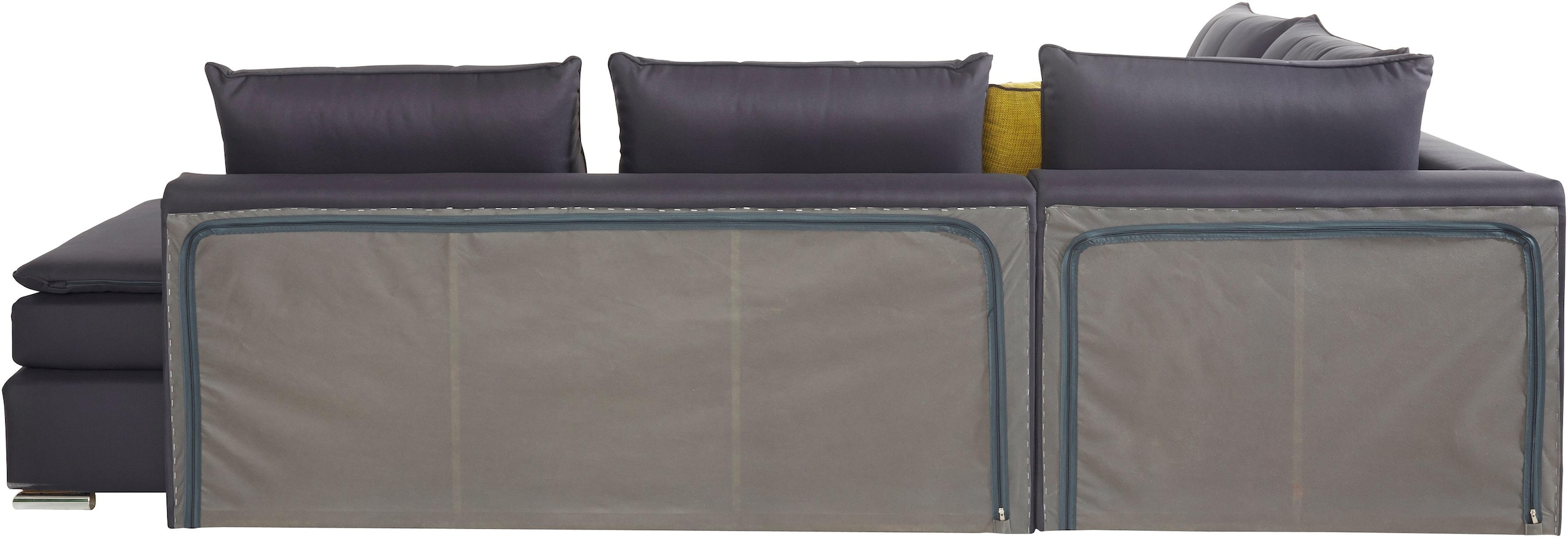 INOSIGN Ecksofa »Night & Day L-Form mit Dauer-Schlaffunktion ohne Armlehnen«, mit Boxspring-Bettfunktion 180x200 cm und Bettkasten, Dauerschläfer!