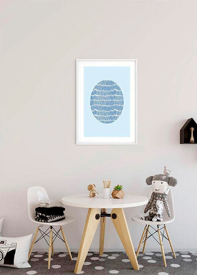 Formen-Kunst, OTTO bei kaufen Kinderzimmer, (1 online Blue«, Wohnzimmer Komar Schlafzimmer, »Shelly Patterns St.), Poster