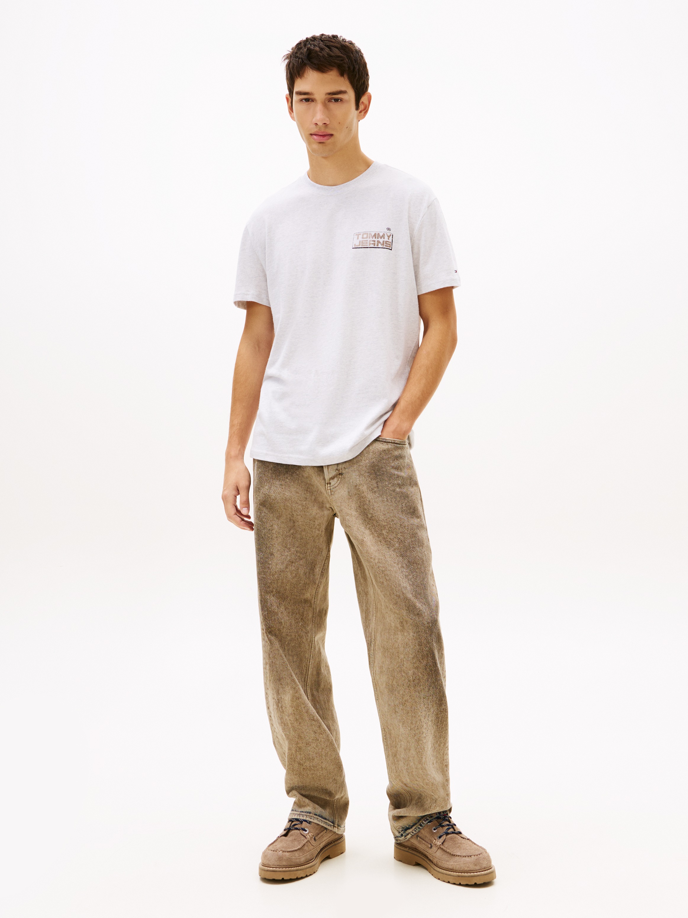 Tommy Jeans T-Shirt »TJM REGULAR GYM BLOCK« mit Rundhalsausschnitt