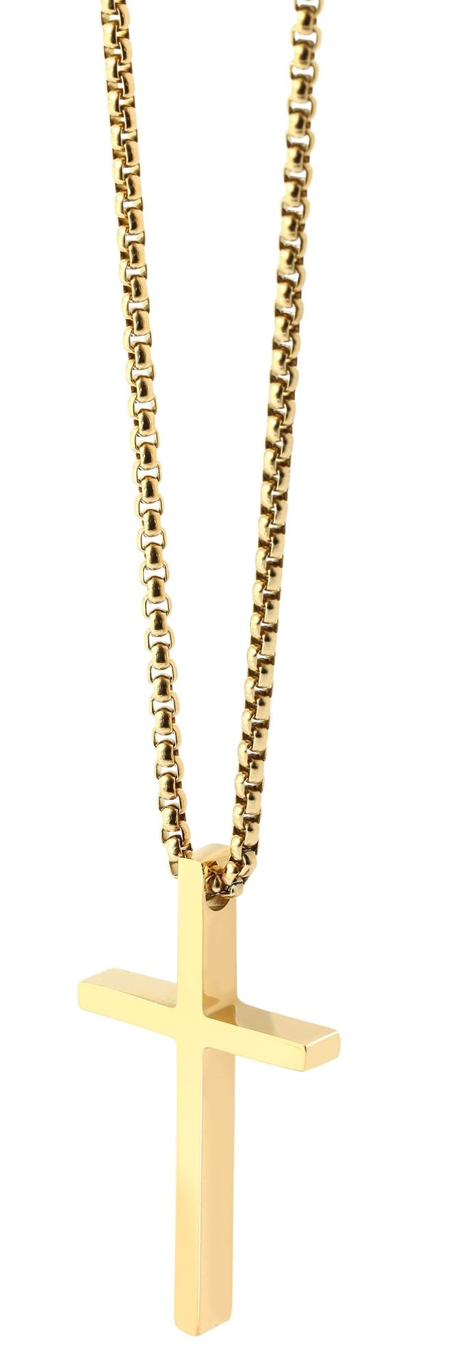 Adelia´s Kette ohne Anhänger »Unisex Halskette mit Anhänger ¿ Kreuz aus Edelstahl«
