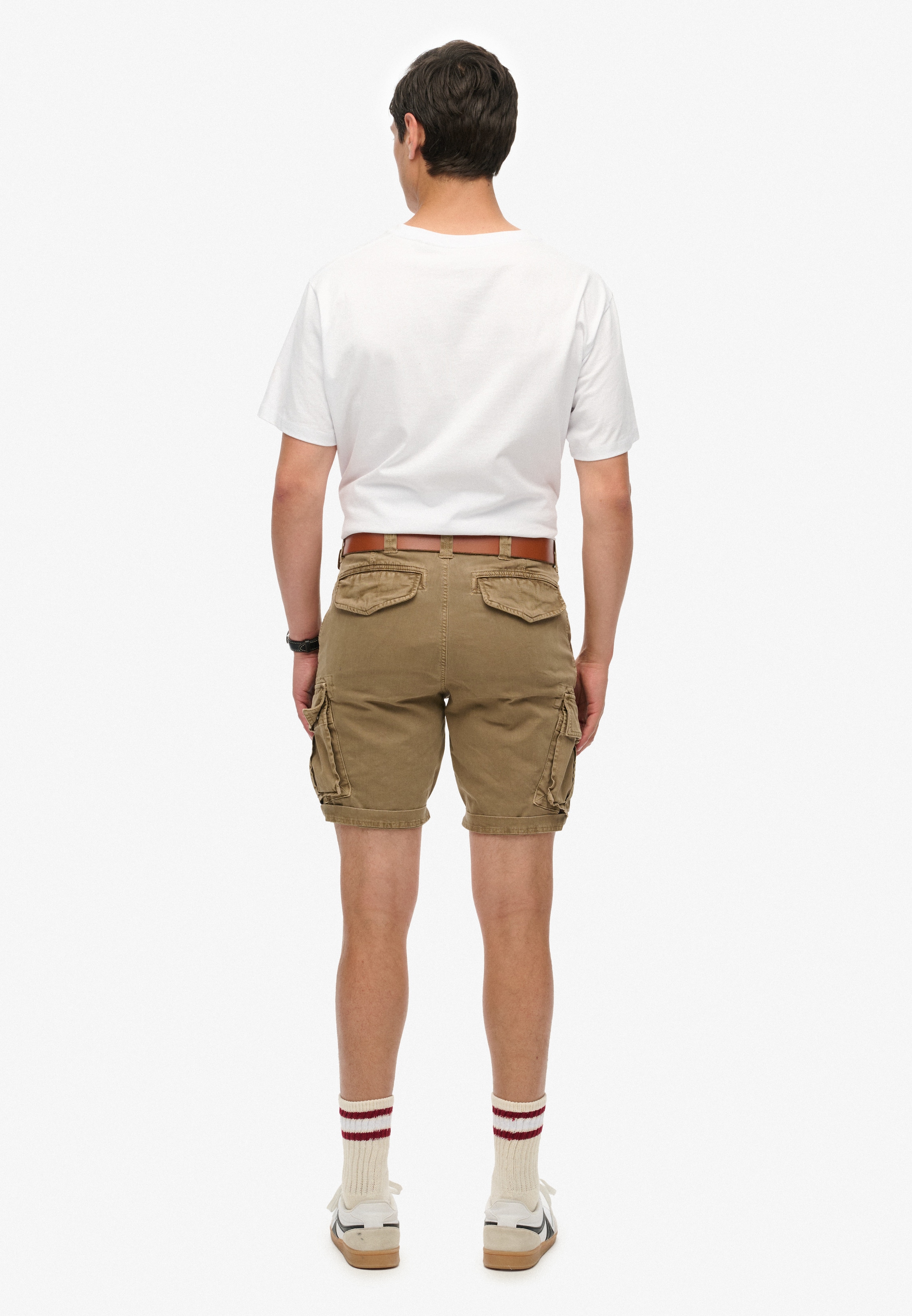 Superdry Cargobermudas »CORE CARGO SHORT«  Straight Fit, mit Reißverschluss und 1-Knopf-Verschluss, knielang