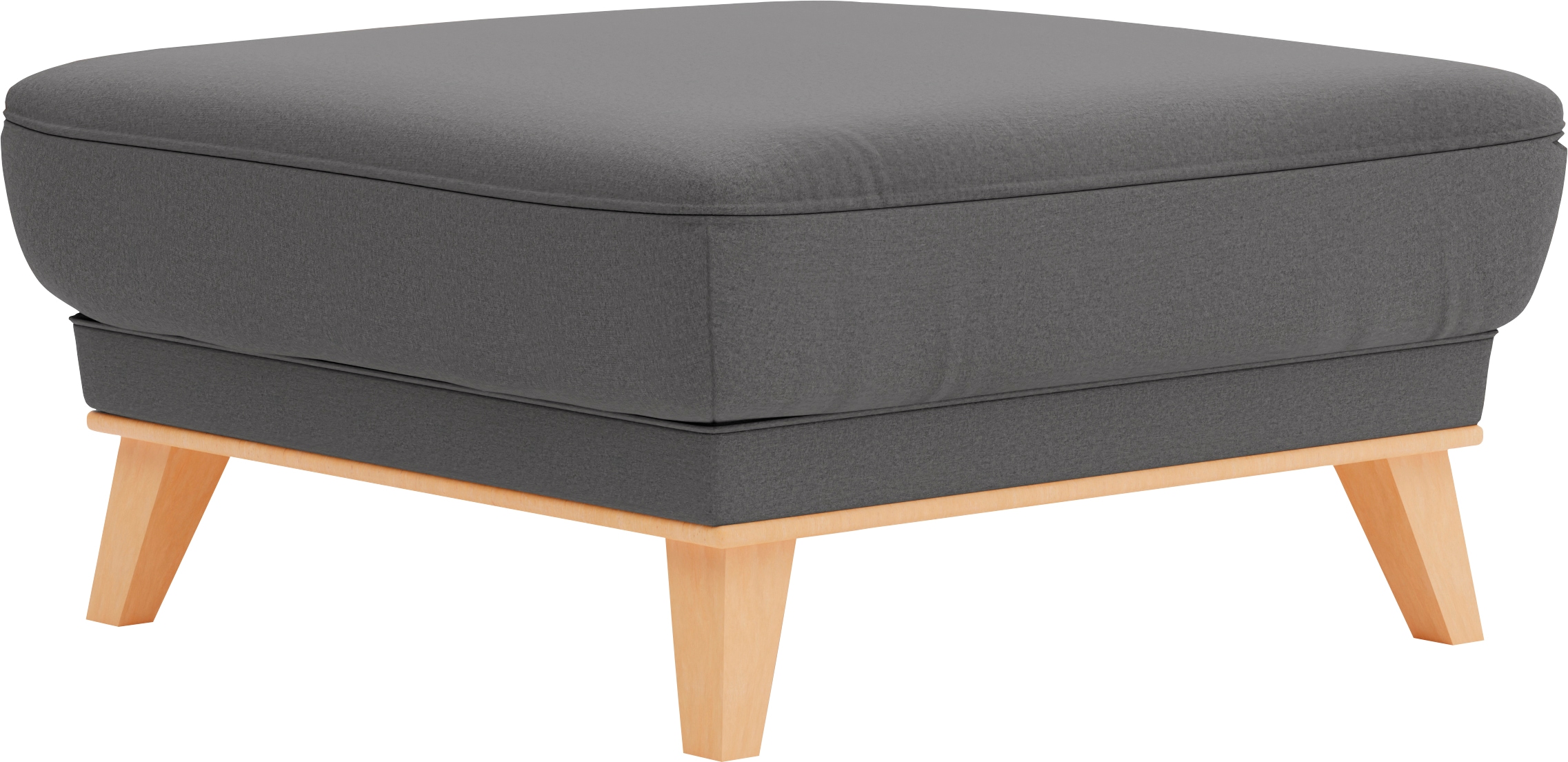 sit&more Polsterhocker »Lavida« Mit elegantem Holzrahmen