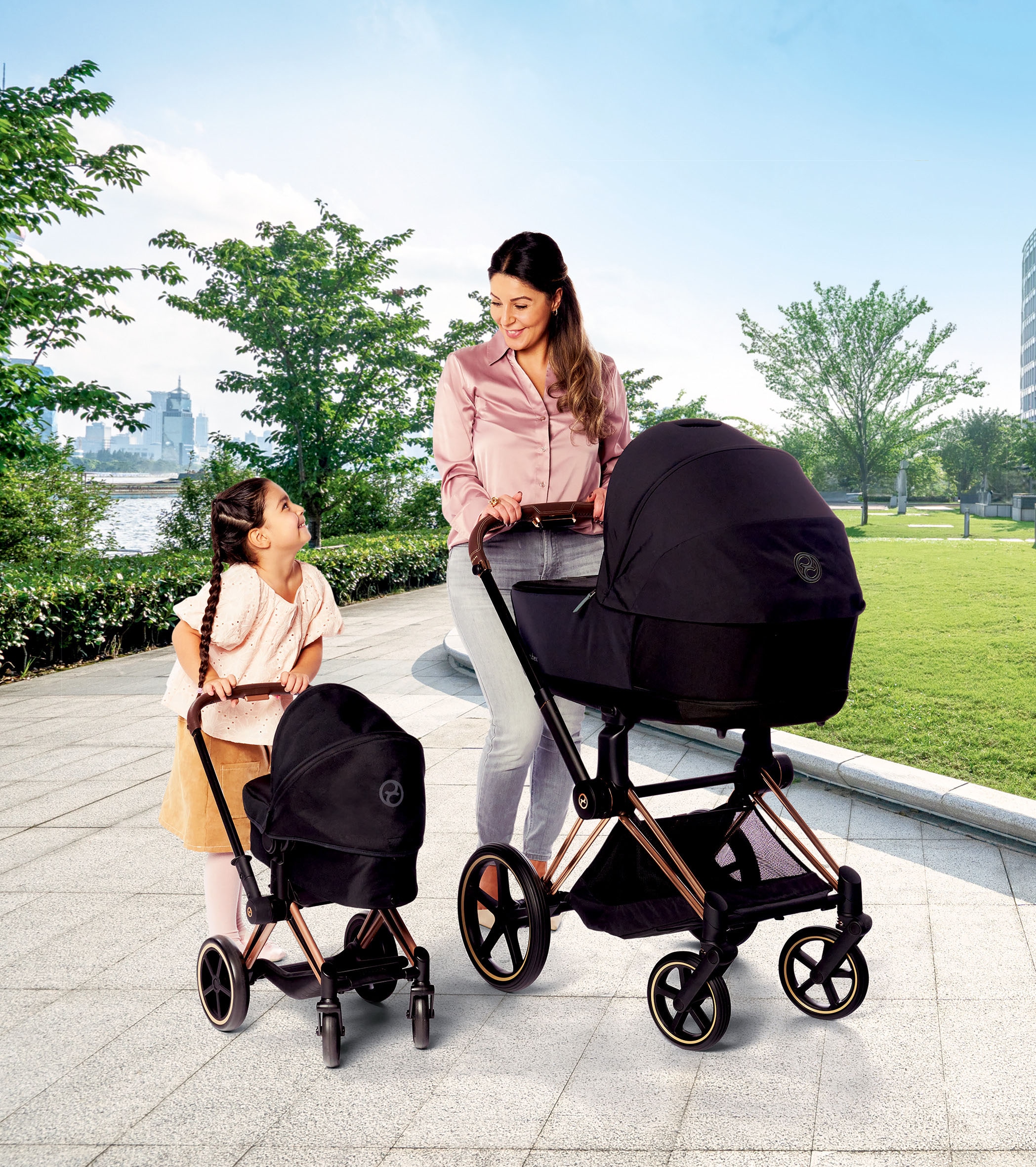Corolle® Kombi-Puppenwagen »Corolle, 36-42cm Cybex«