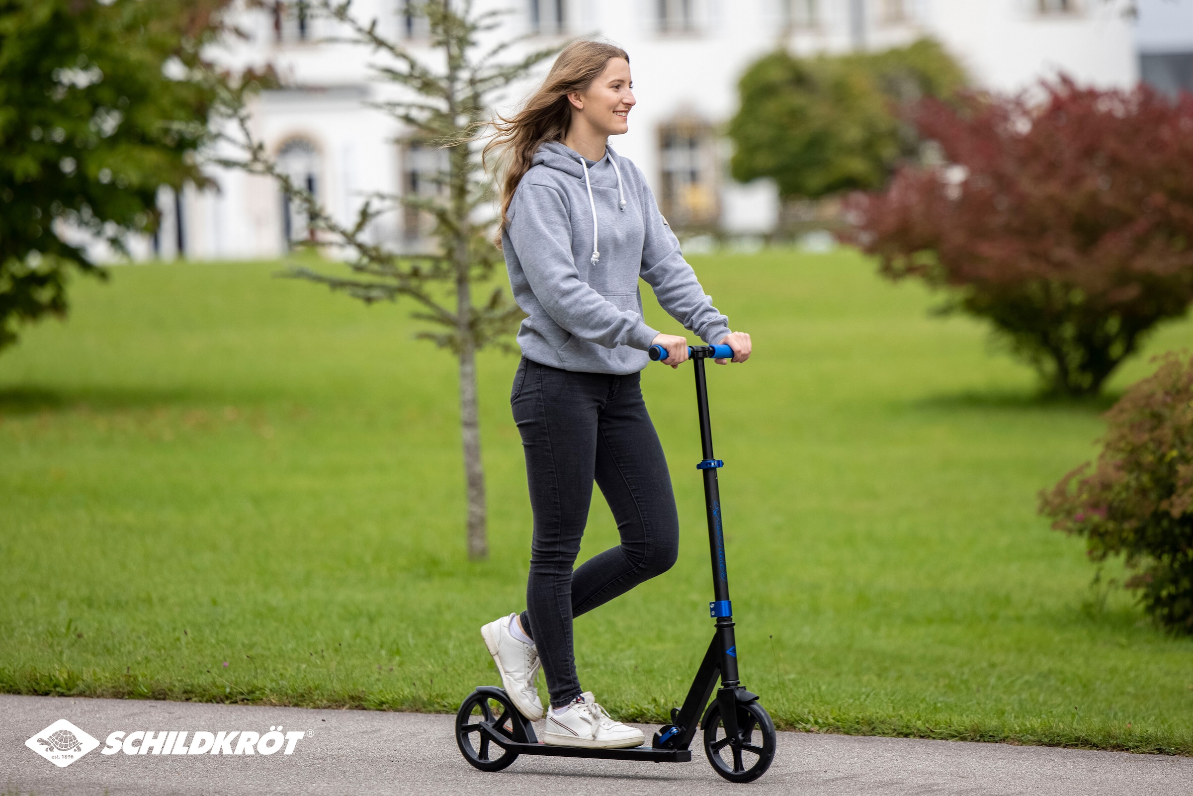 Schildkröt Tretroller »City Scooter STREET ARTIST 2.0, blue«