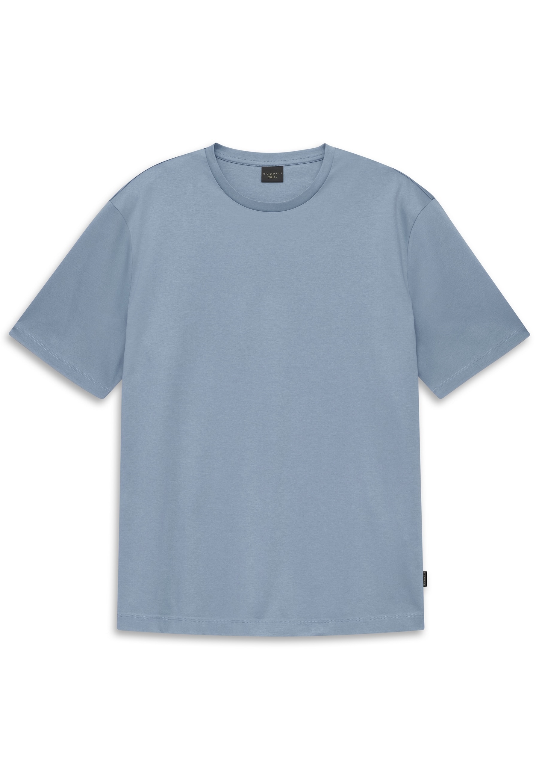 bugatti T-Shirt elegant mit Rundhals