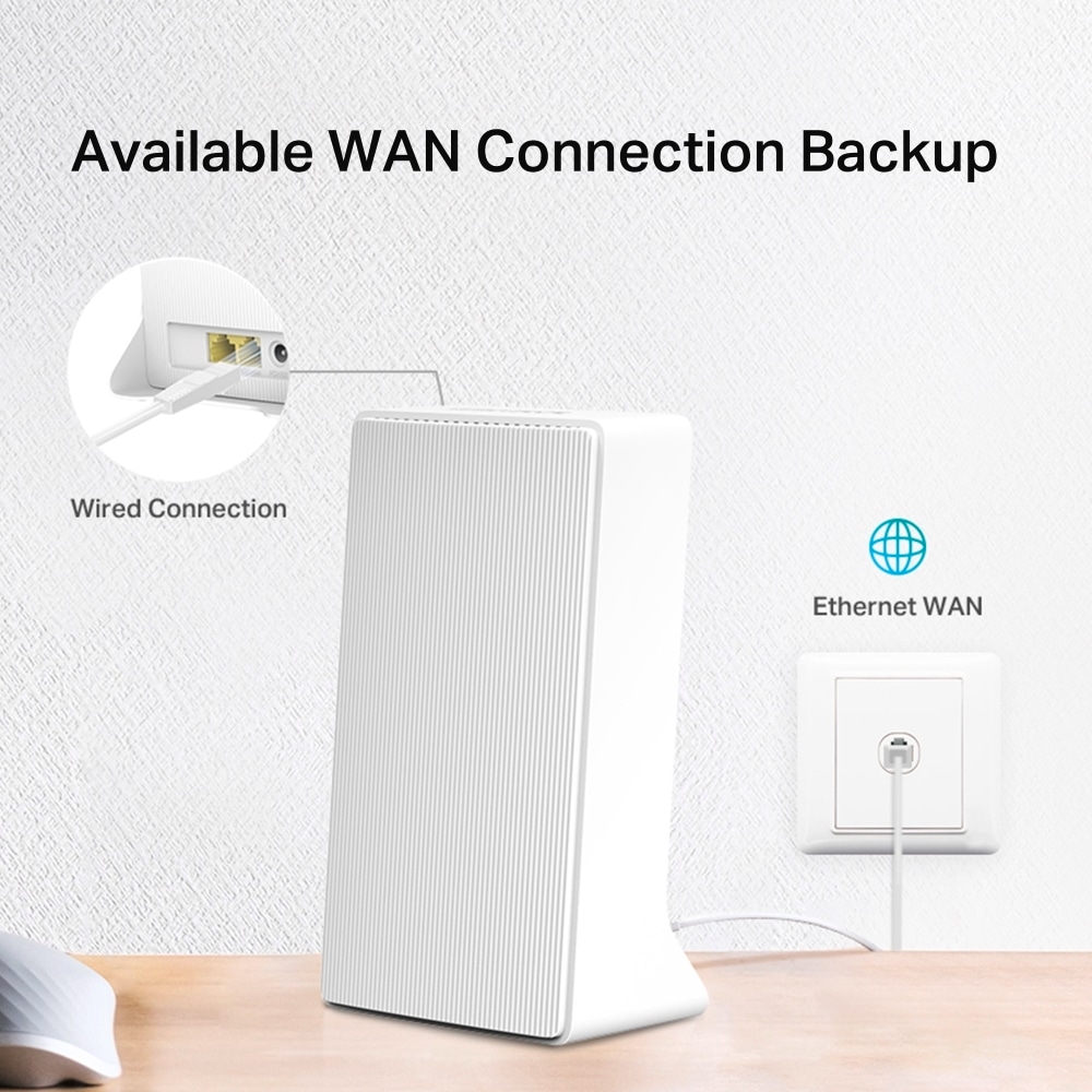 TP-Link 4G/LTE-Router »Mercusys MB230-4G AC1200 Wi-Fi 4G+«