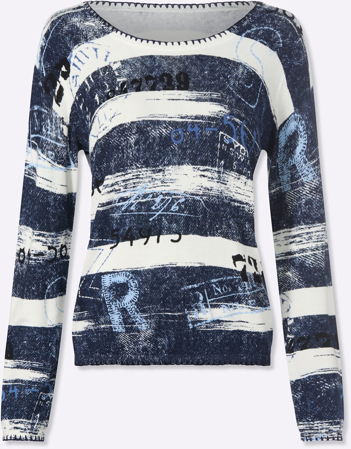 heine Strickpullover »Druck-Pullover«