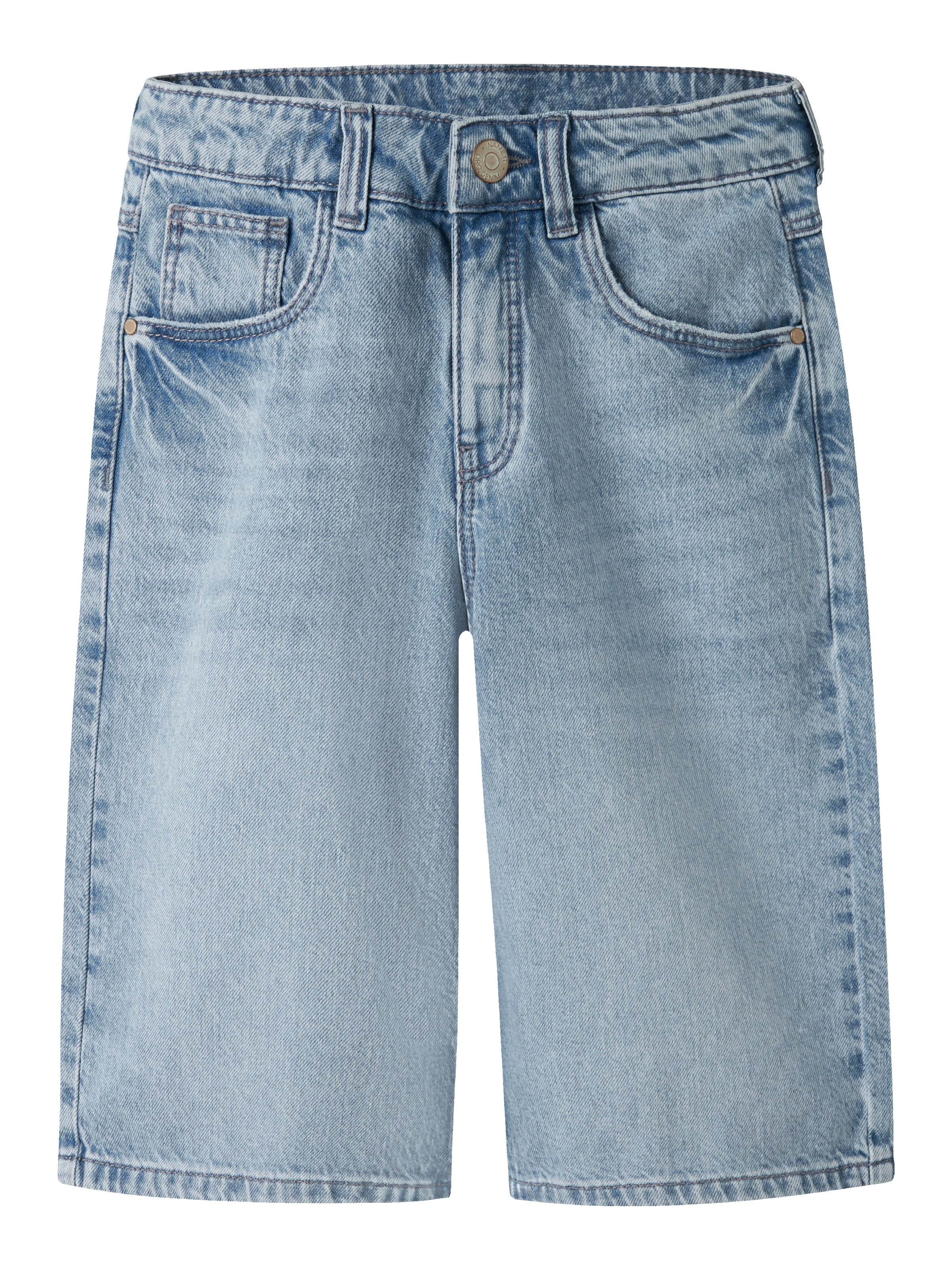 Name It Jeansbermudas »NKFBELLA DNM JORTS 2227-MJ F« im coolen Baggy-Look