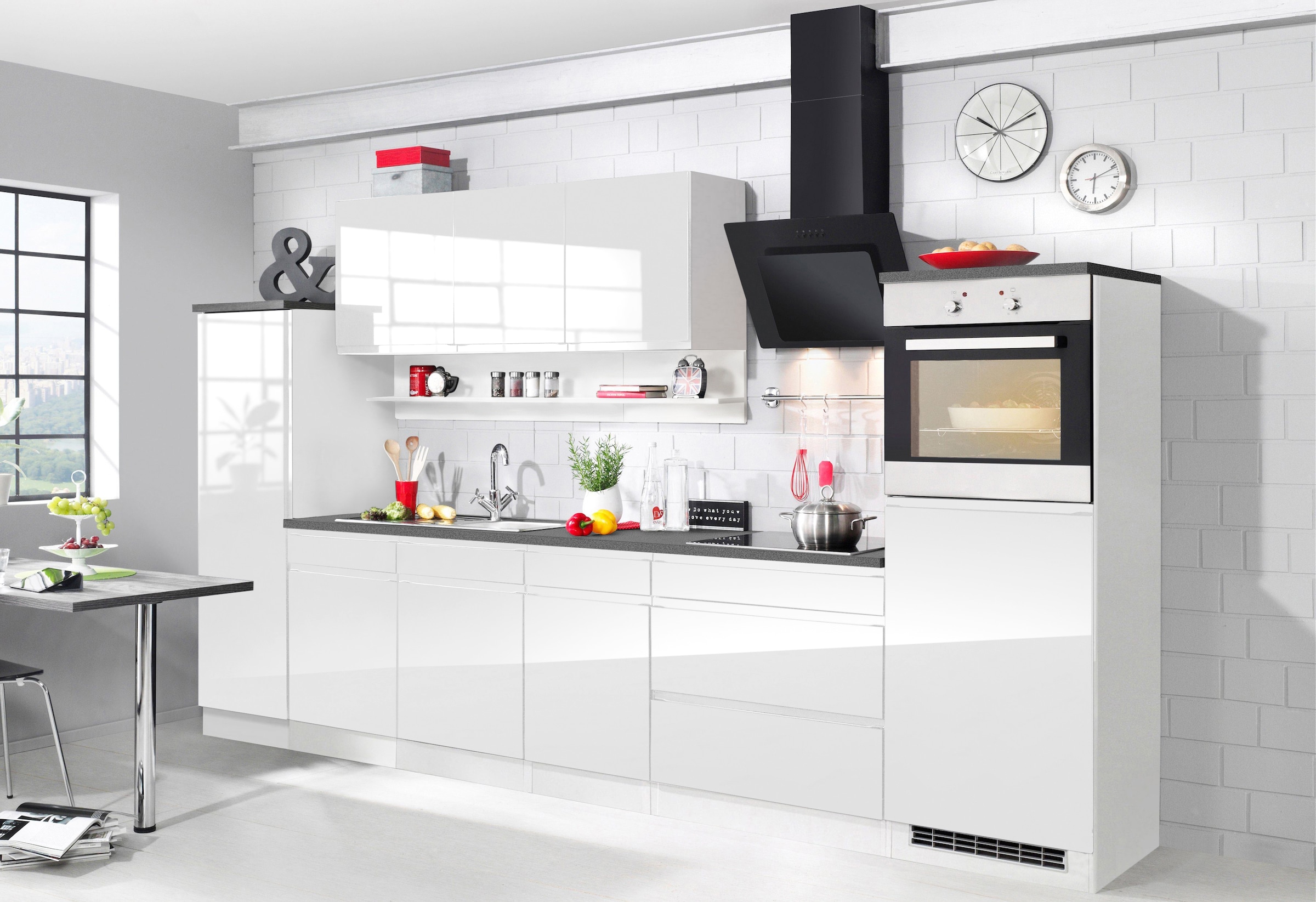 KOCHSTATION Küchenzeile »KS-Virginia« Breite 290, ohne E-Geräte