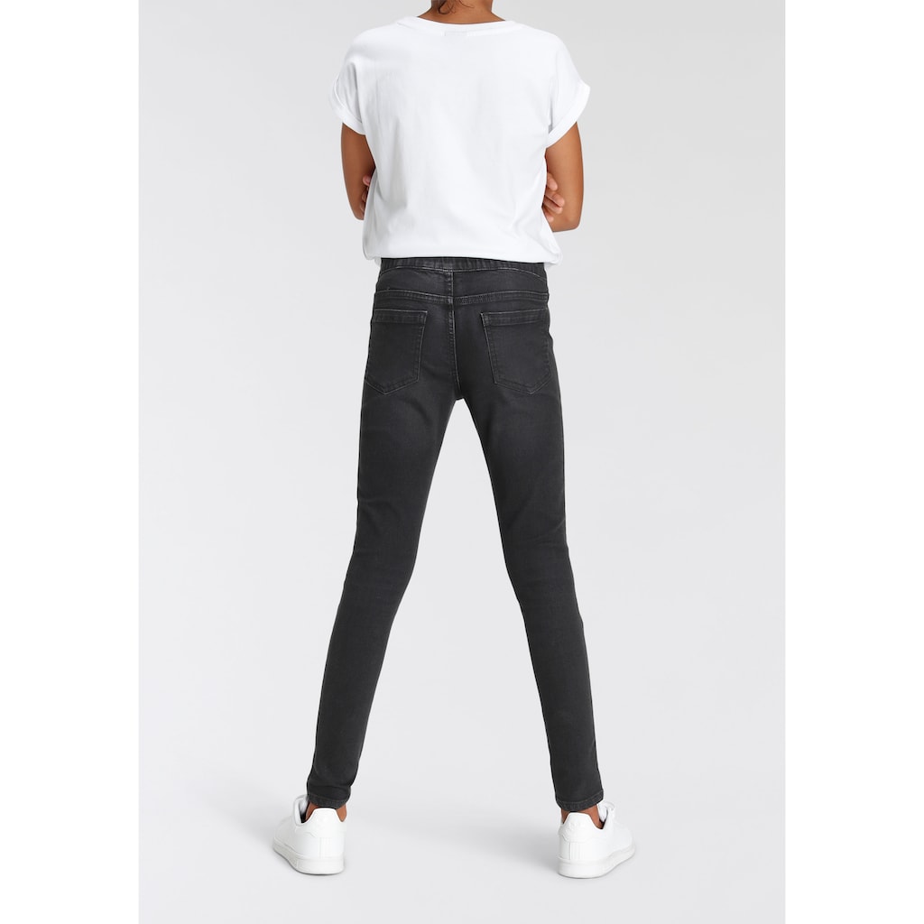 KIDSWORLD Jeansjeggings »für Mädchen«, mit Gesäßtaschen