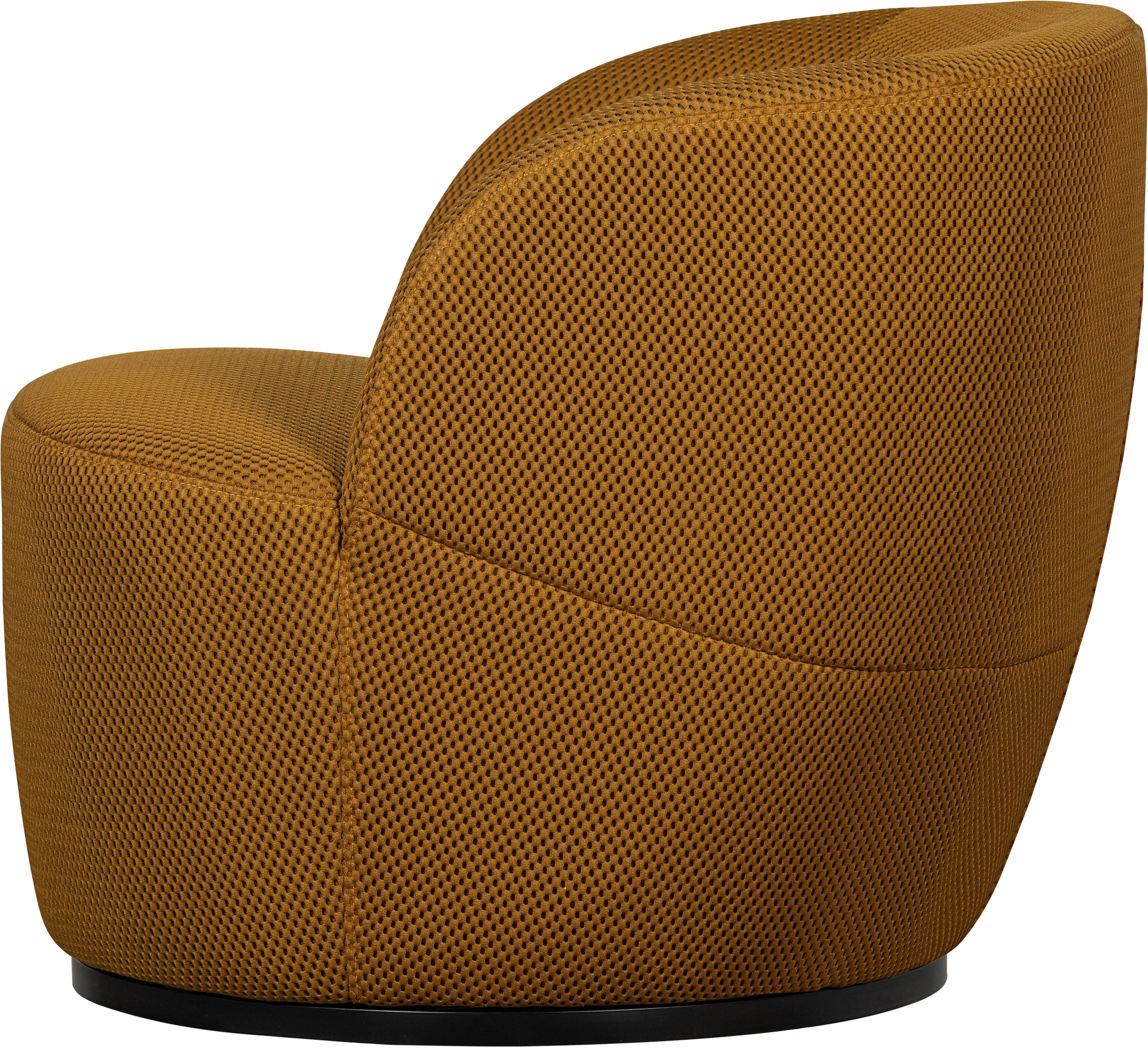 WOOOD Drehsessel »Serra«, in jede Richtung drehbar, runde Form, H 68 cm x B 70 cm