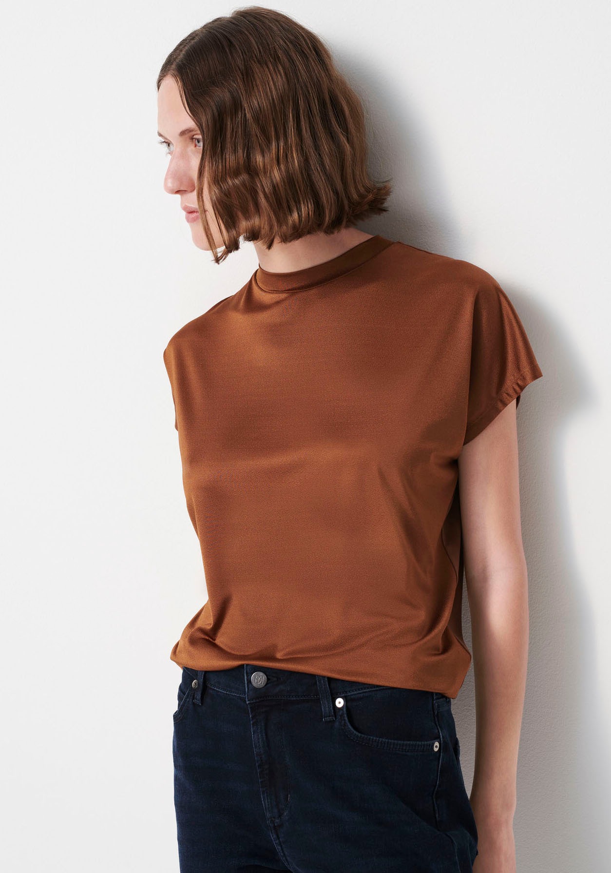 someday T-Shirt »Kalarna«, im hochwertigen Materialmix