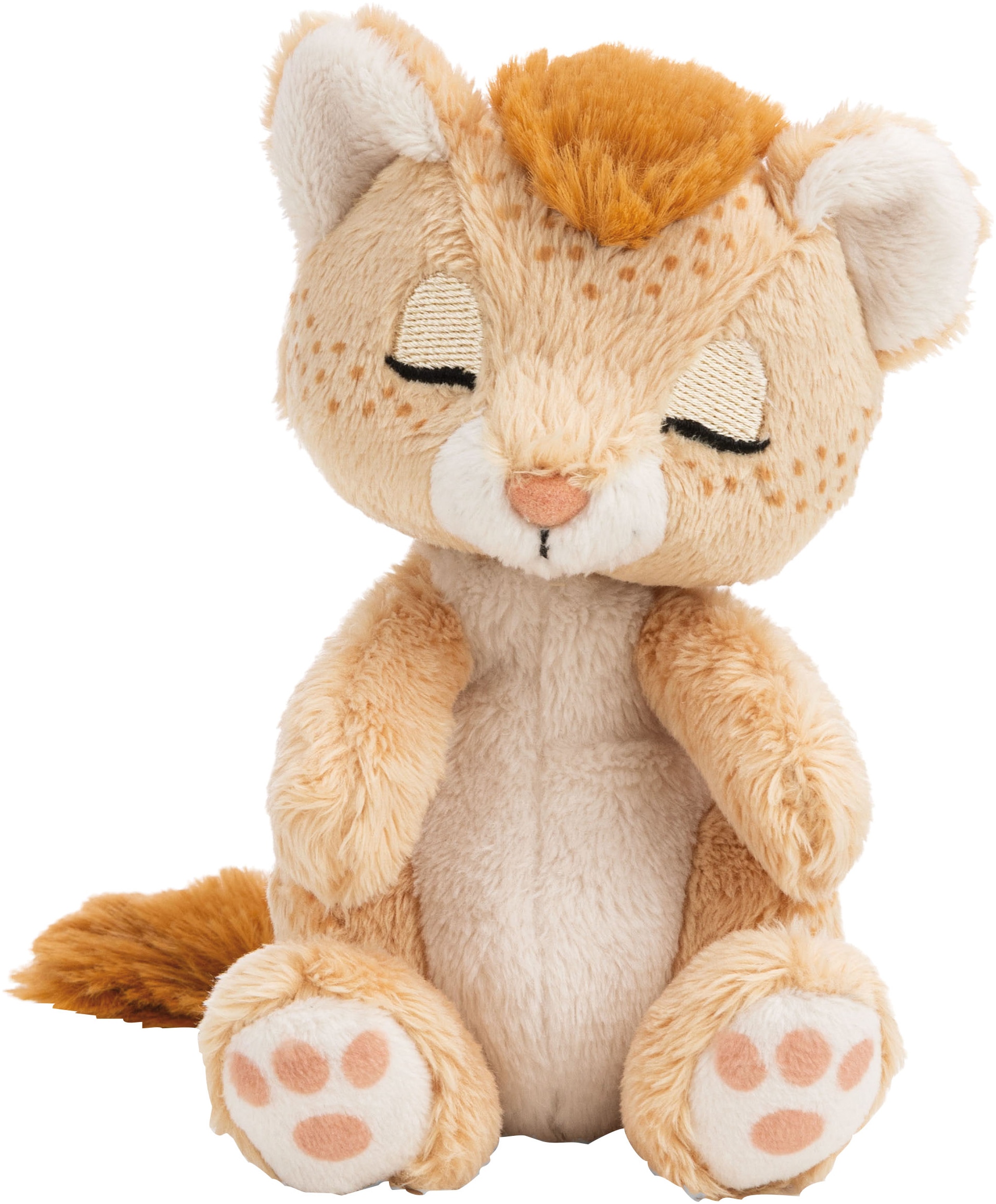 Nici Kuscheltier »Sleeping Pets, Löwe, 12 cm« im Körbchen