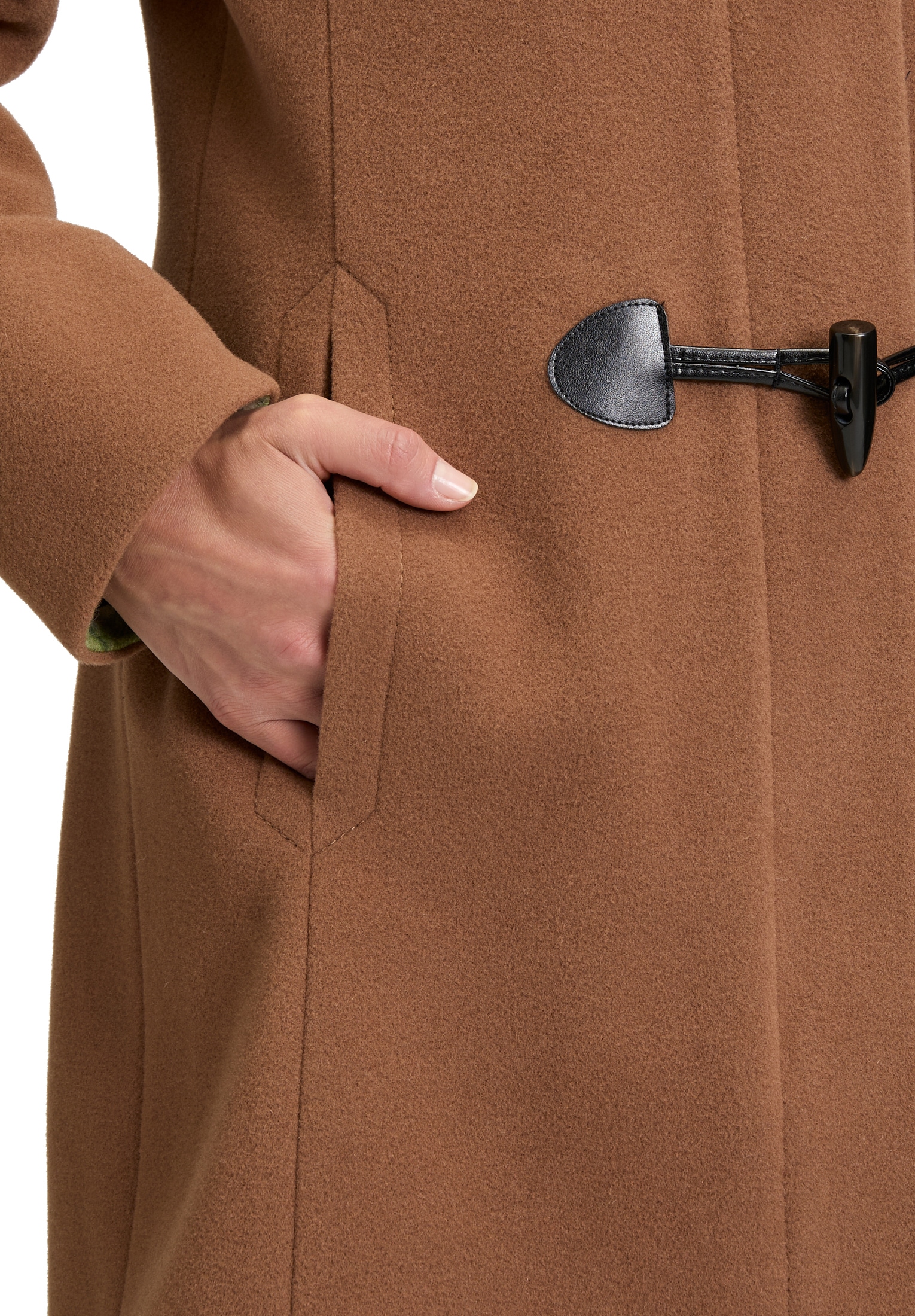 Gil Bret Wolljacke »Dufflecoat mit Kapuze«