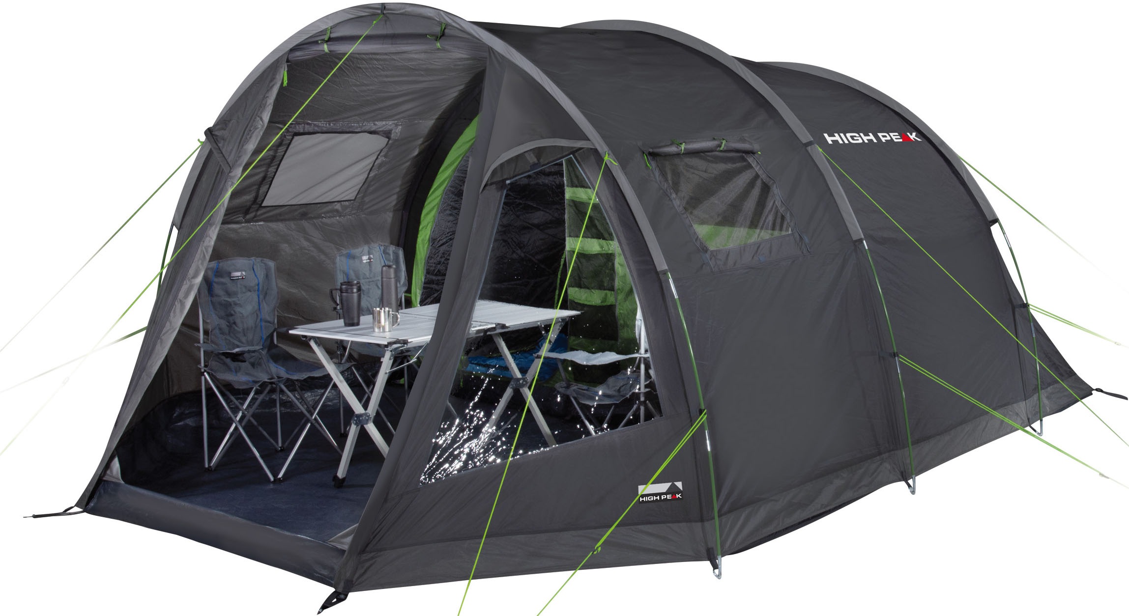 High Peak Tunnelzelt »Torri 5.0« 5 Personen abgedunkeltes Innenzelt in bunt, Größe B/H/L: 320 cm x 190 cm x 455 cm