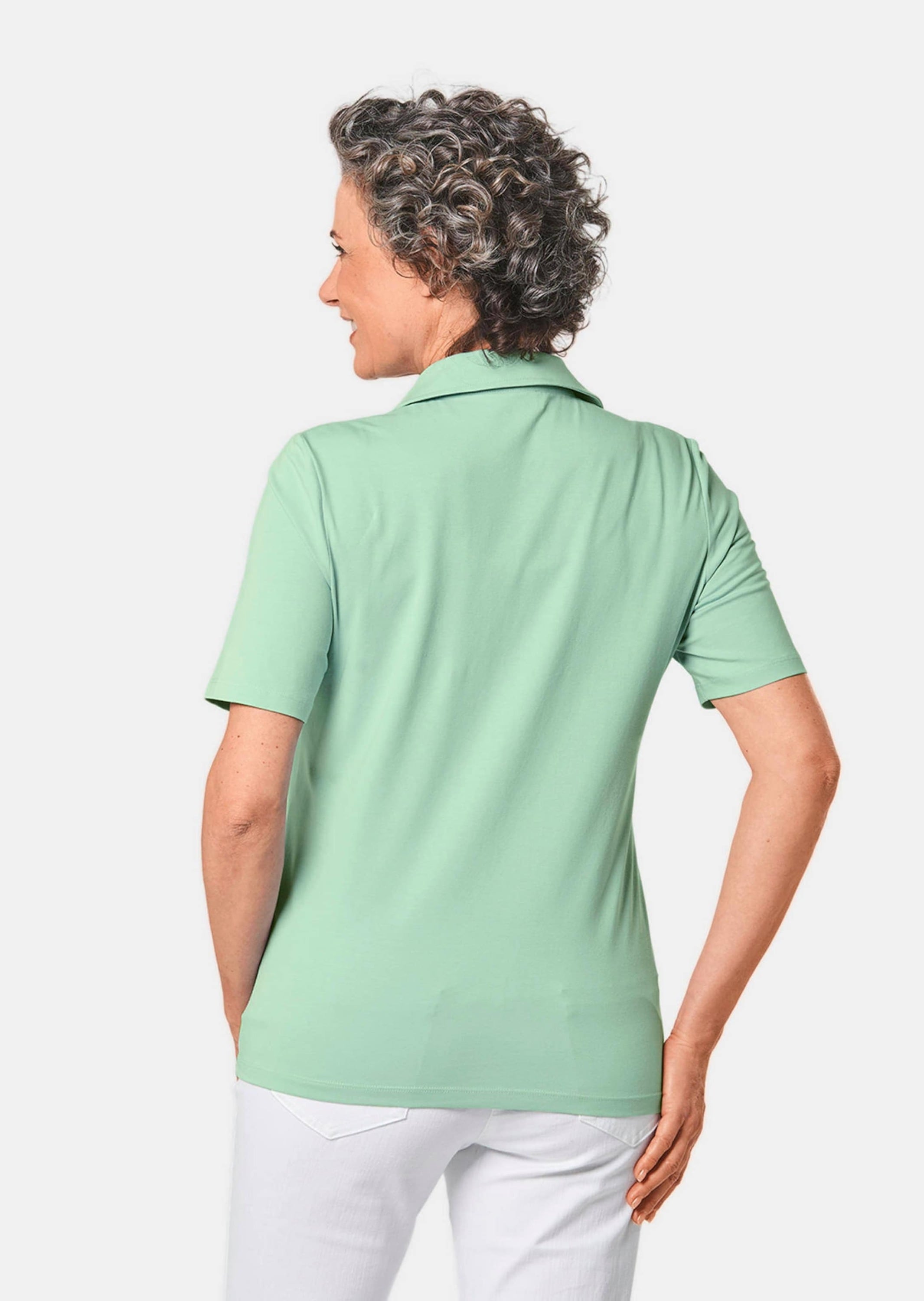 GOLDNER Poloshirt »Poloshirt Stretchbequemes Poloshirt«