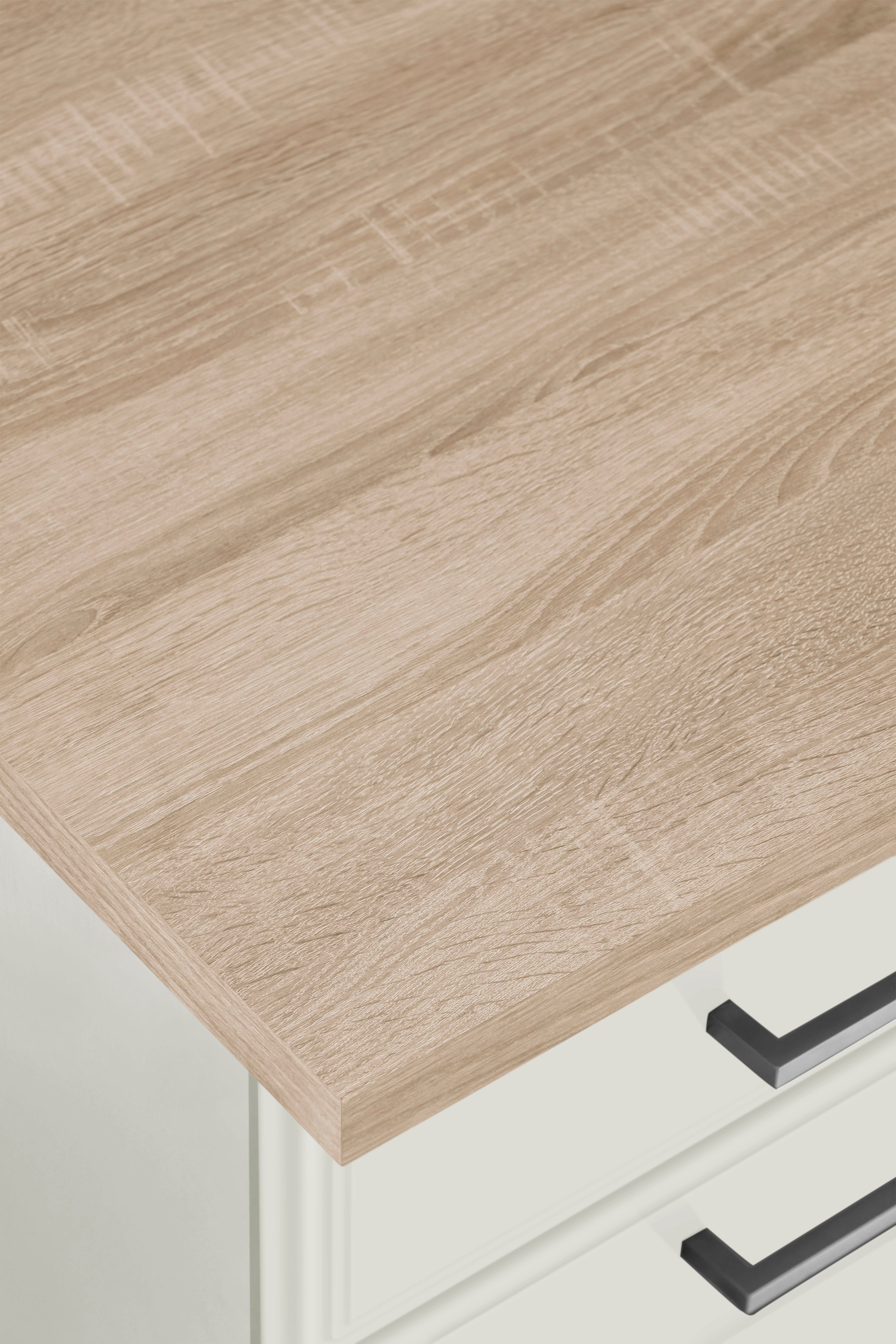 KOCHSTATION Küchenzeile »KS-Stockholm«, Breite 360 cm, mit hochwertigen MDF Fronten im Landhaus-Stil