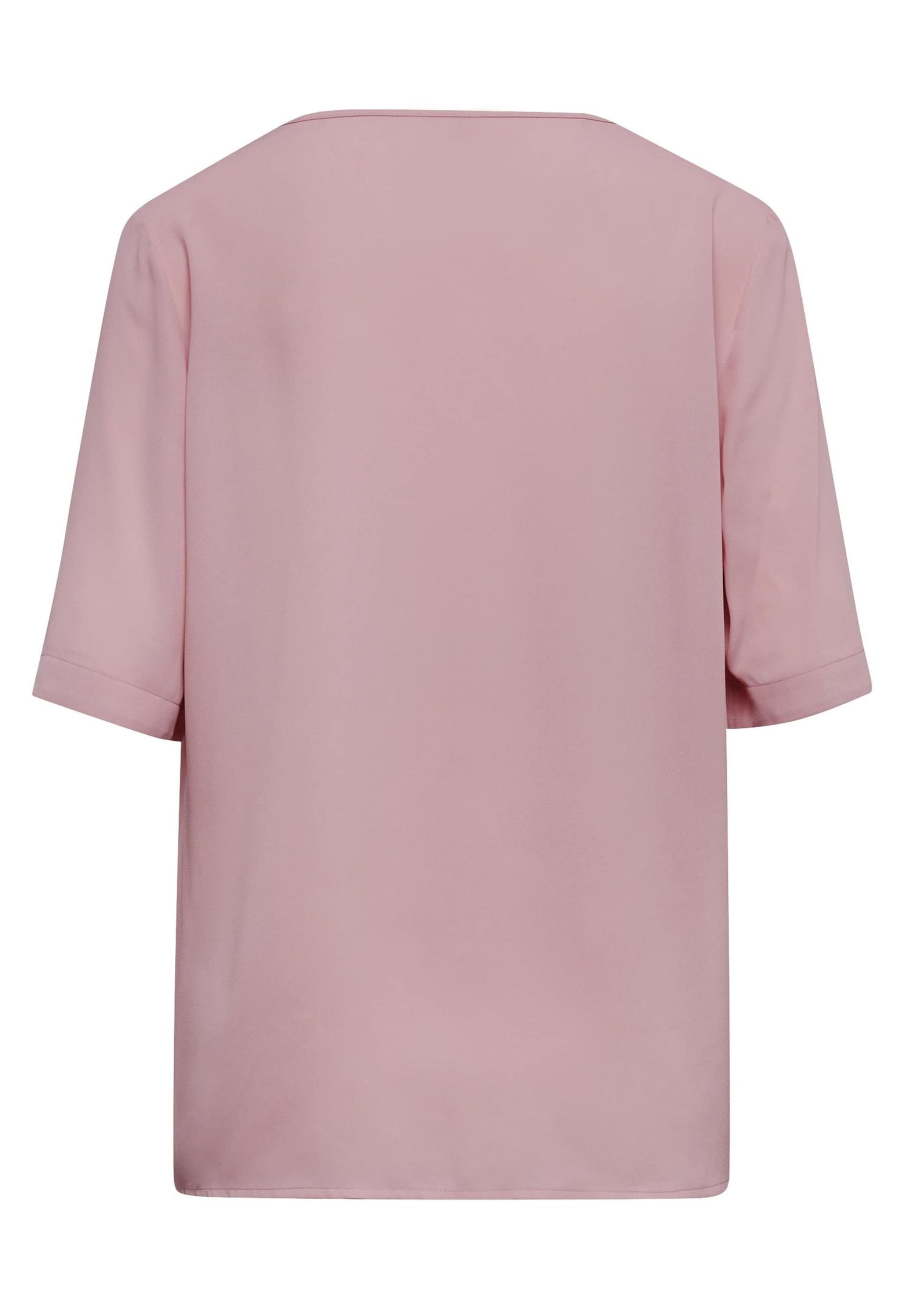 GOLDNER Kurzarmbluse »Feminine Bluse mit aufregender Ausschnittlösung«