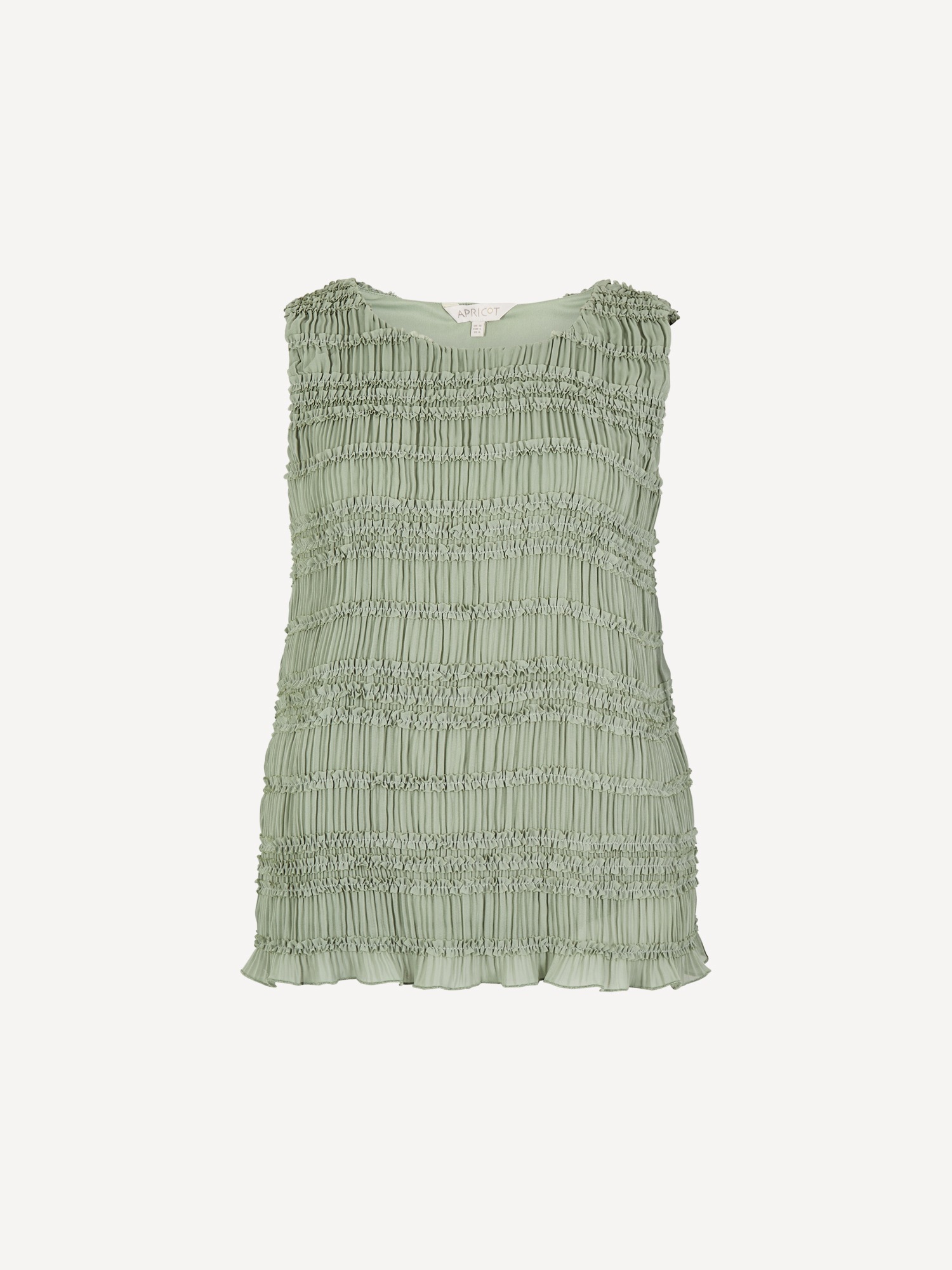 Apricot Chiffonbluse »Gekräuselte Chiffonbluse« mit Rüschen