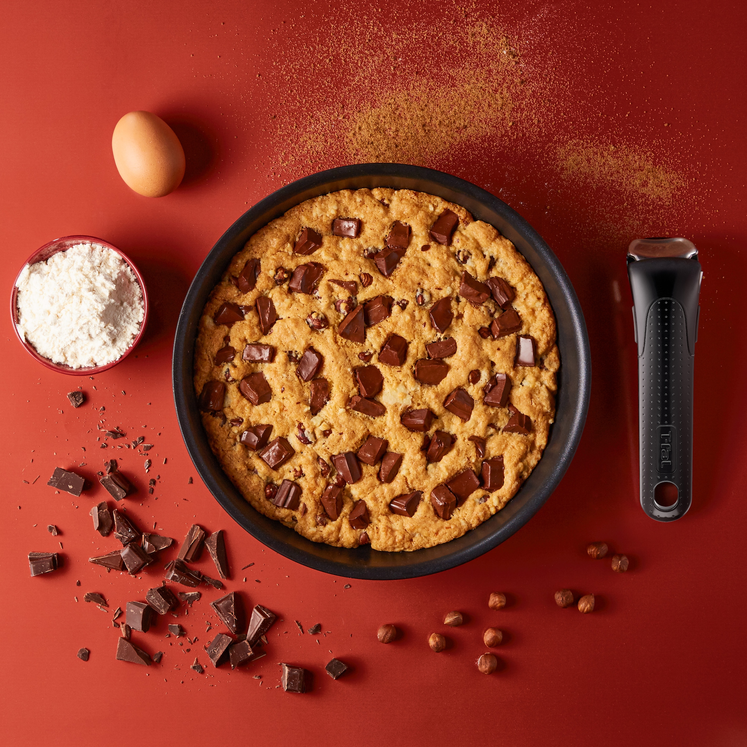 Tefal Schmorpfanne »Ingenio Unlimited« Aluminium 1 Stk. tlg. 24 cm, stapelbar, Antihaftversiegelung, Thermo-Signal, Induktion