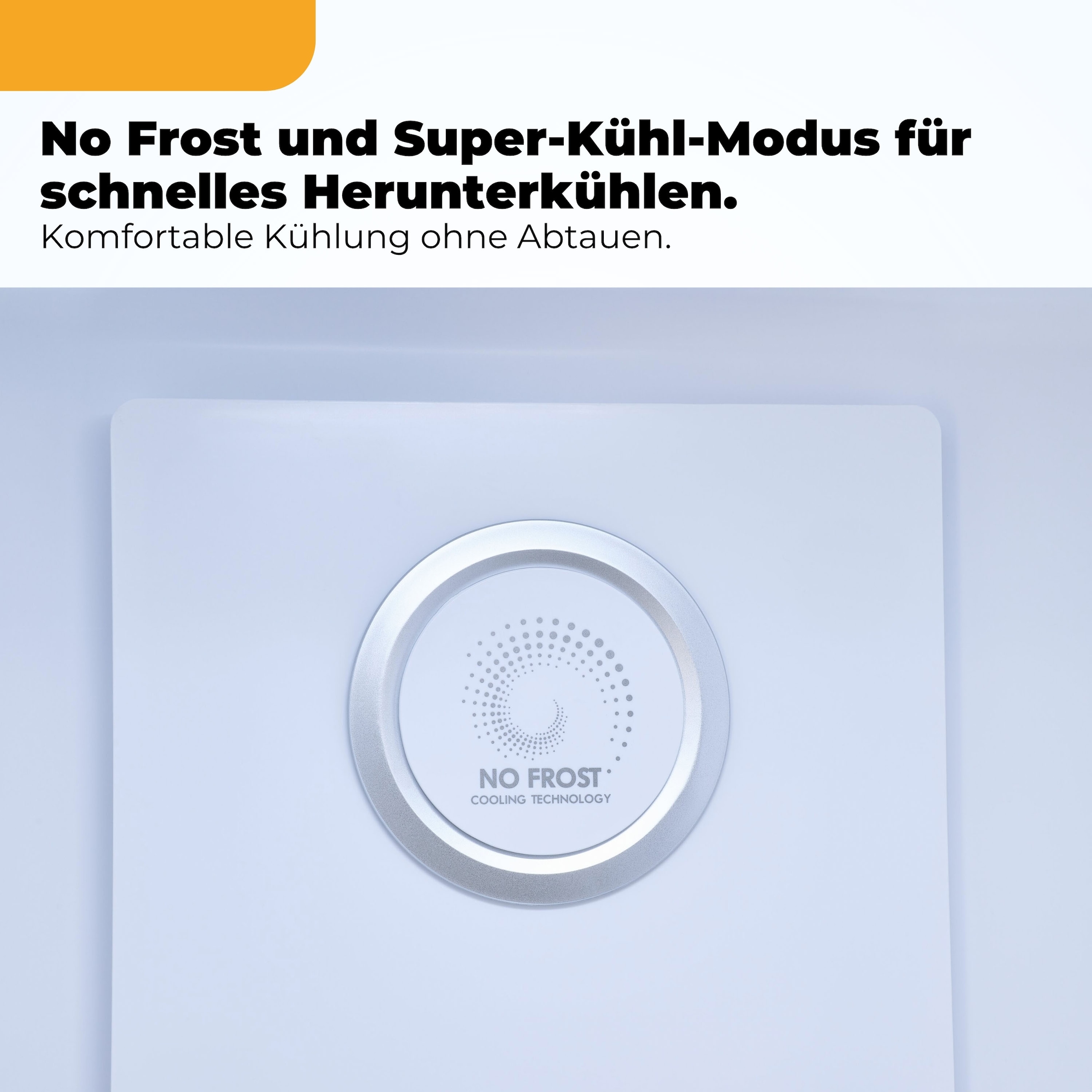 exquisit Kühlschrank »KS360-V-HE-040C weiss« 185 cm hoch 60 cm breit Nie wieder abtauen: Vollraum-Kühlschrank mit No-Frost & LED