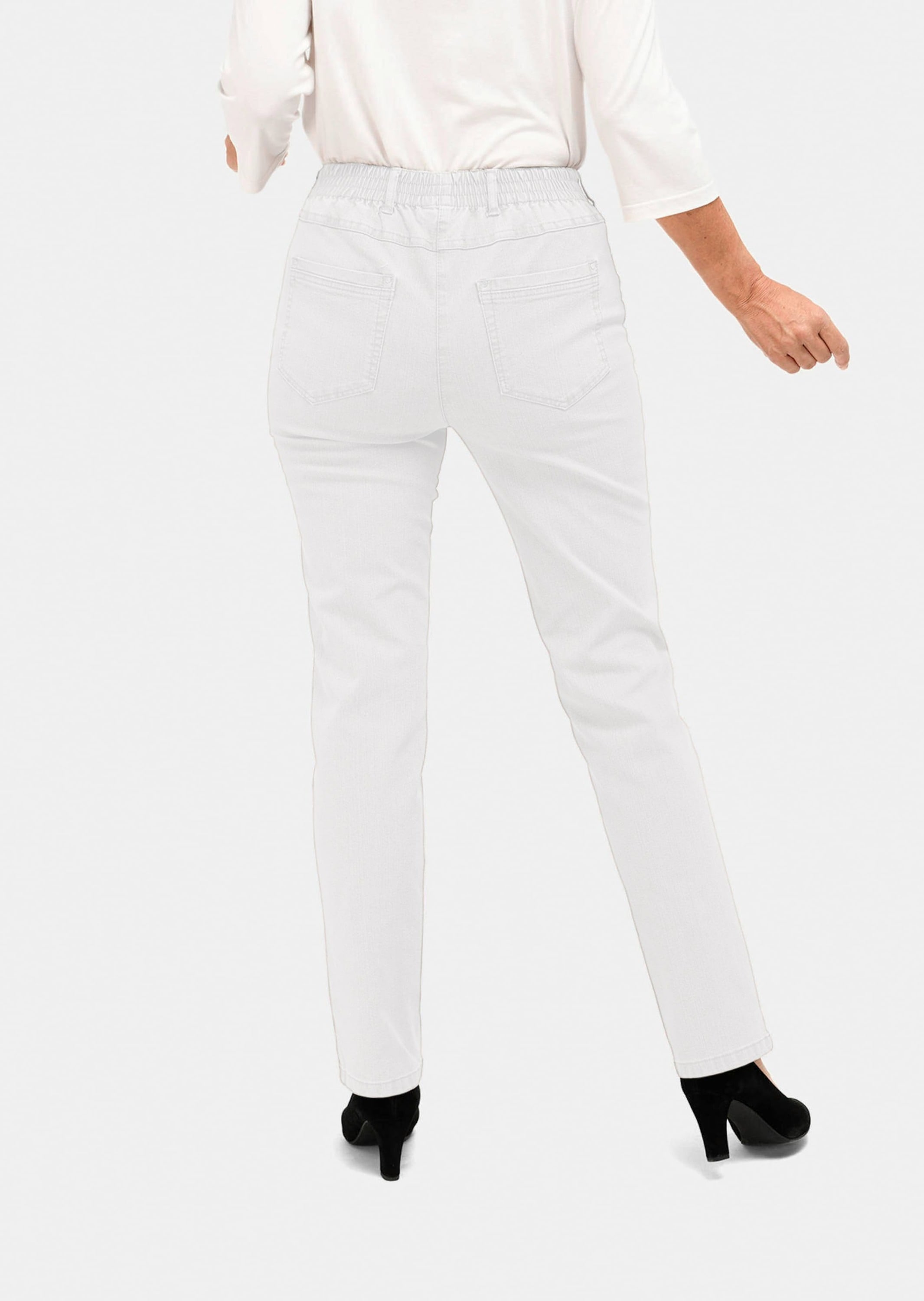 GOLDNER Regular-fit-Jeans »Jeansschlupfhose MARTHA Klassische Jeansschlupfhose MARTHA«