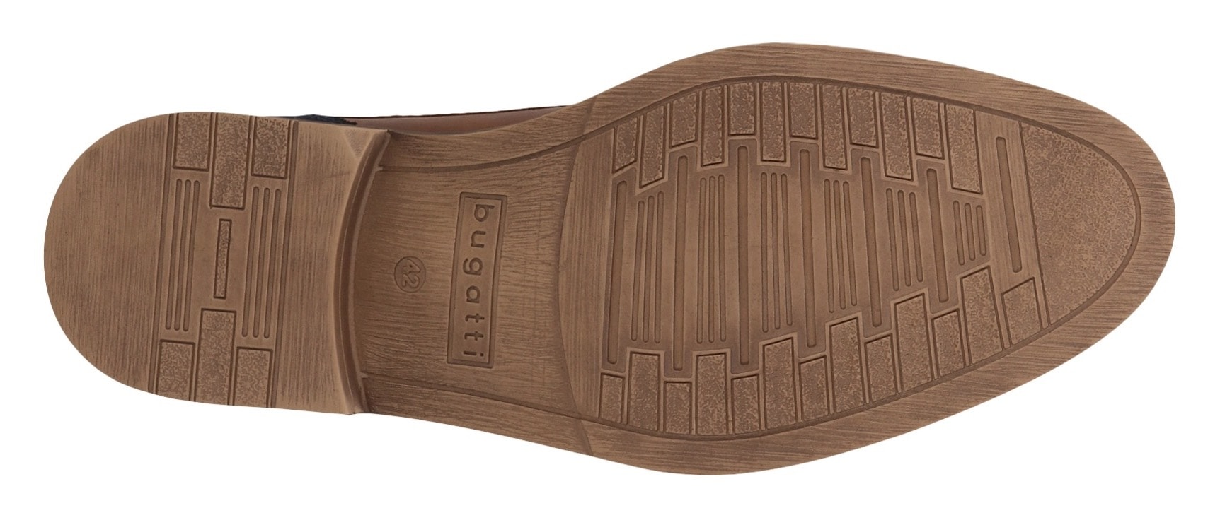 bugatti Schnürschuh, Anzugschuh, Business Schnürschuh mit modischem Fersen-Flag