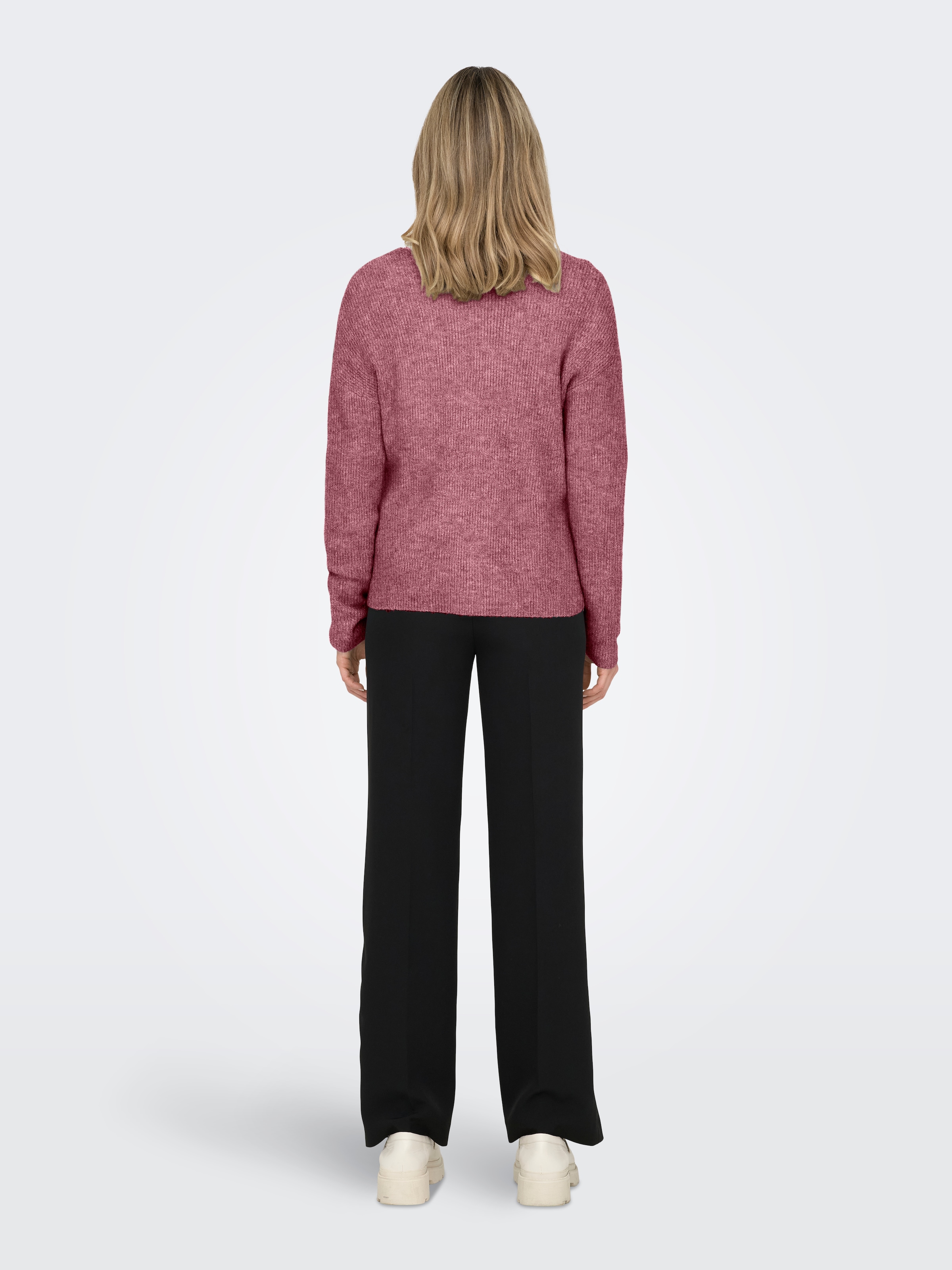 ONLY V-Ausschnitt-Pullover »ONLCAMILLA V-NECK L/S PULLOVER KNT NOOS« Materialmix, regular fit