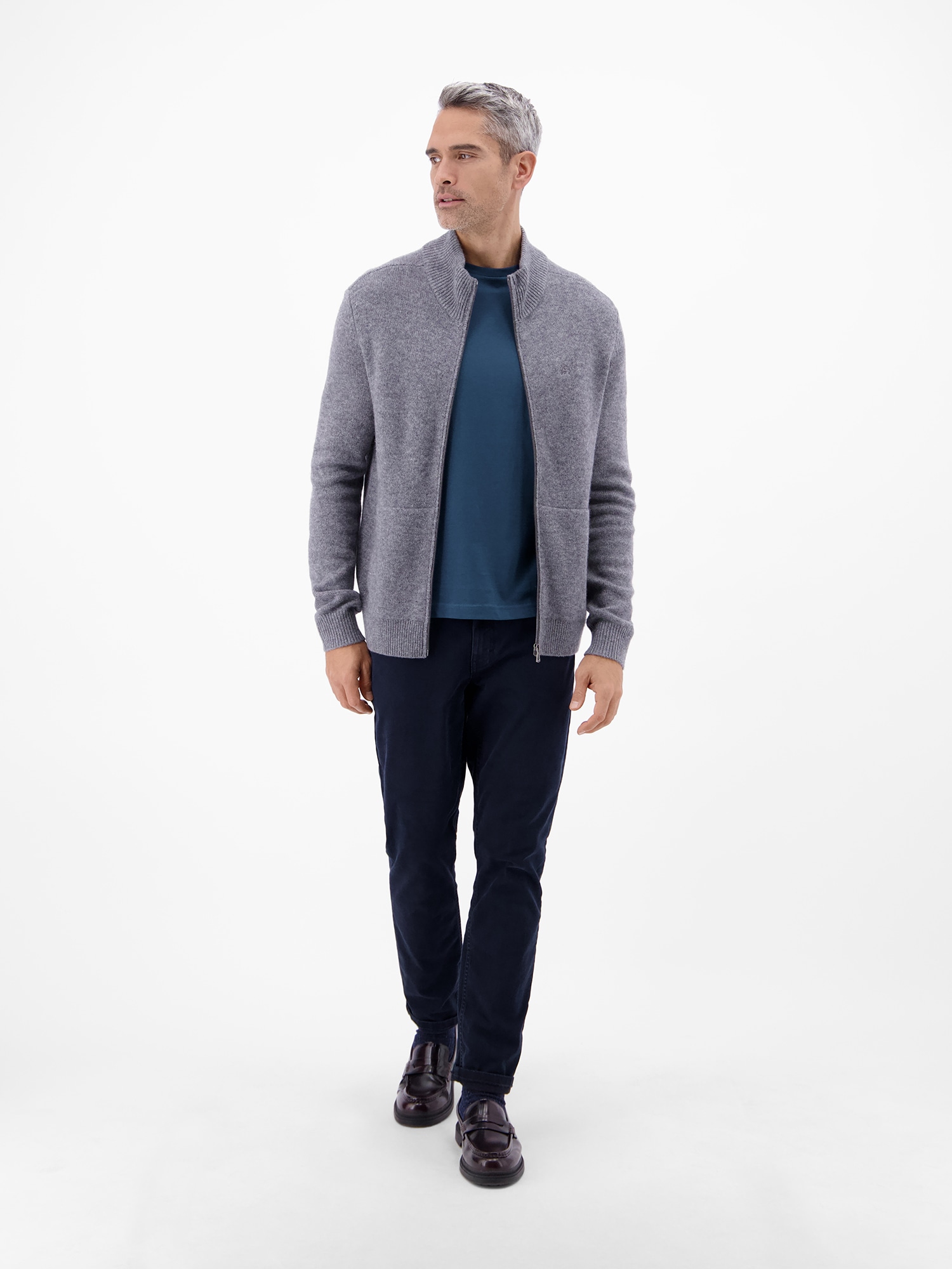 LERROS T-Shirt »T-Shirt mit Rundhalsausschnitt« Herren Shirt aus 100% Baumwolle, einfarbig, Jersey-Qualität